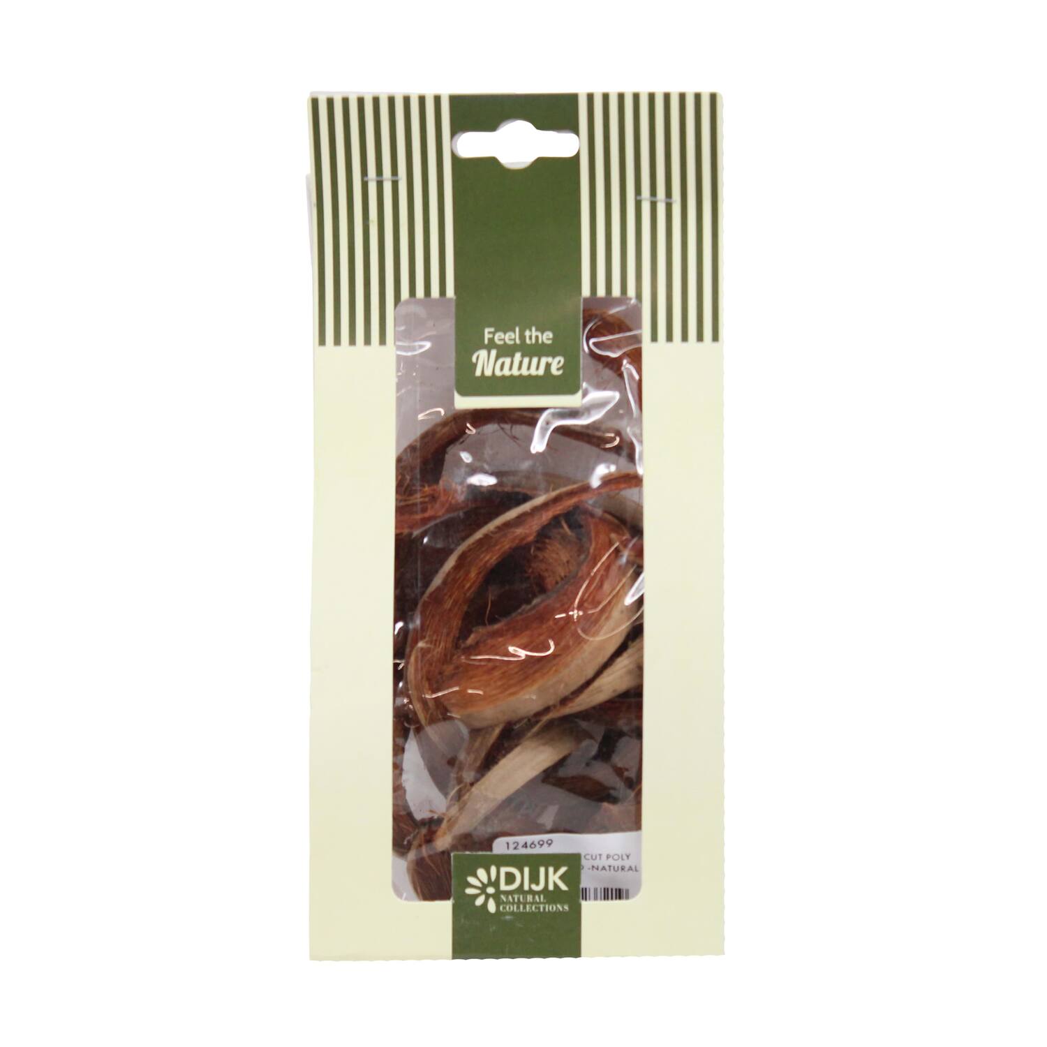 Coconut cut nature 10x5x22cm 50gr - Natural