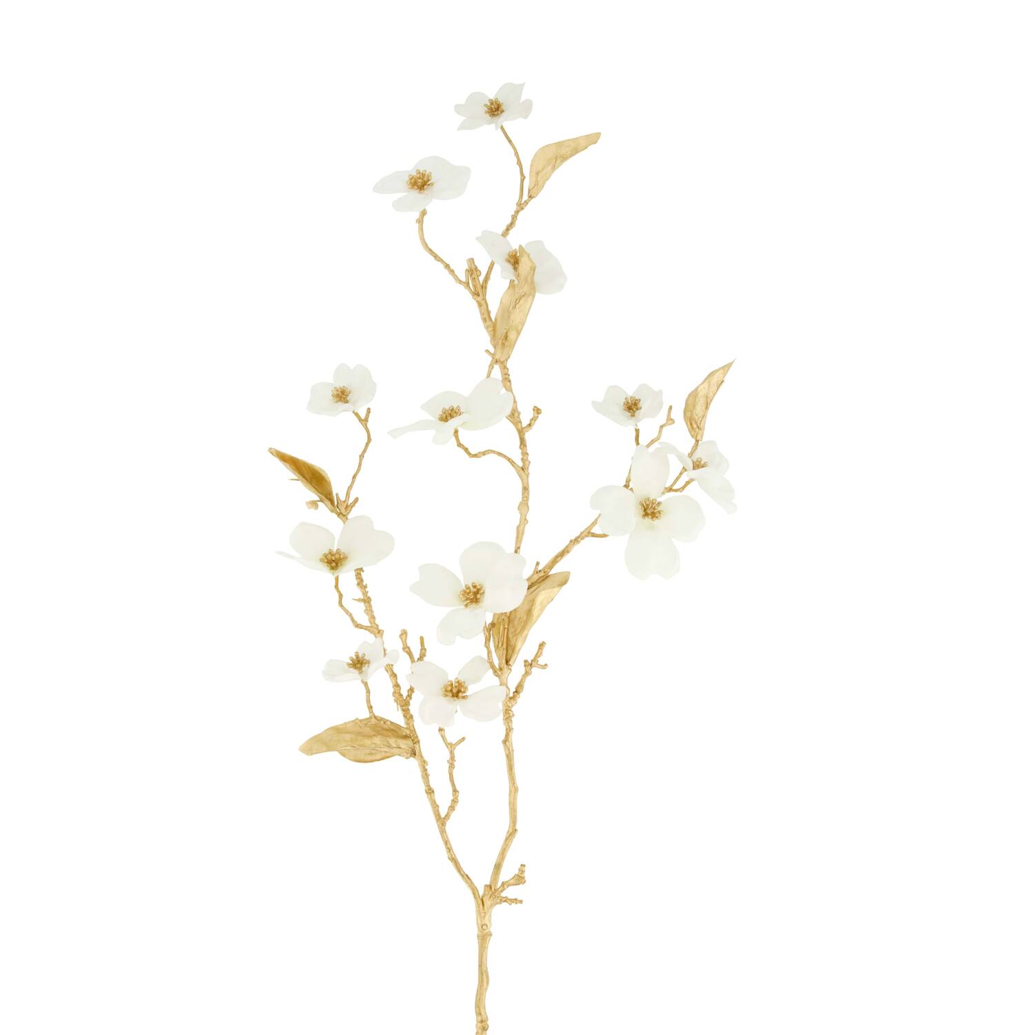 Flower cornus artificial 25x6x87cm - White