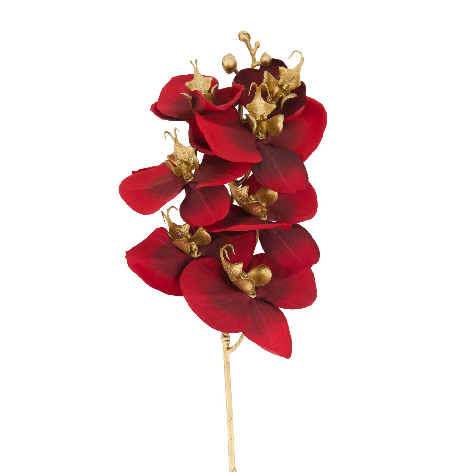 Flower orchid artificial 17x6x60cm - Red