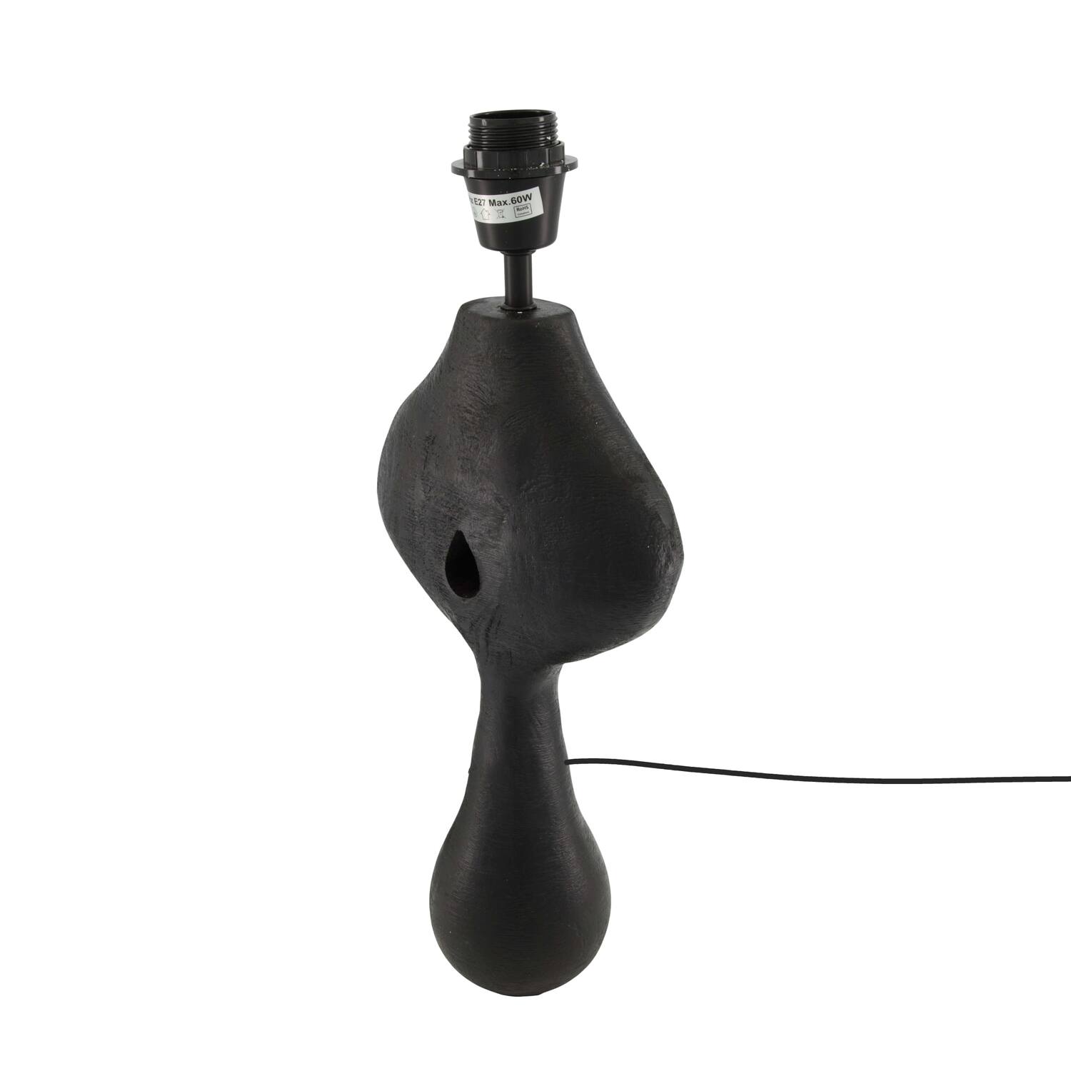 Table lamp mango wood 19x7x46cm