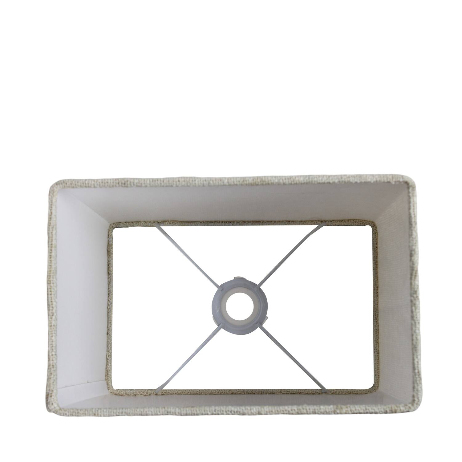Lamp shade rectangular fabric 35x25x26cm S/3