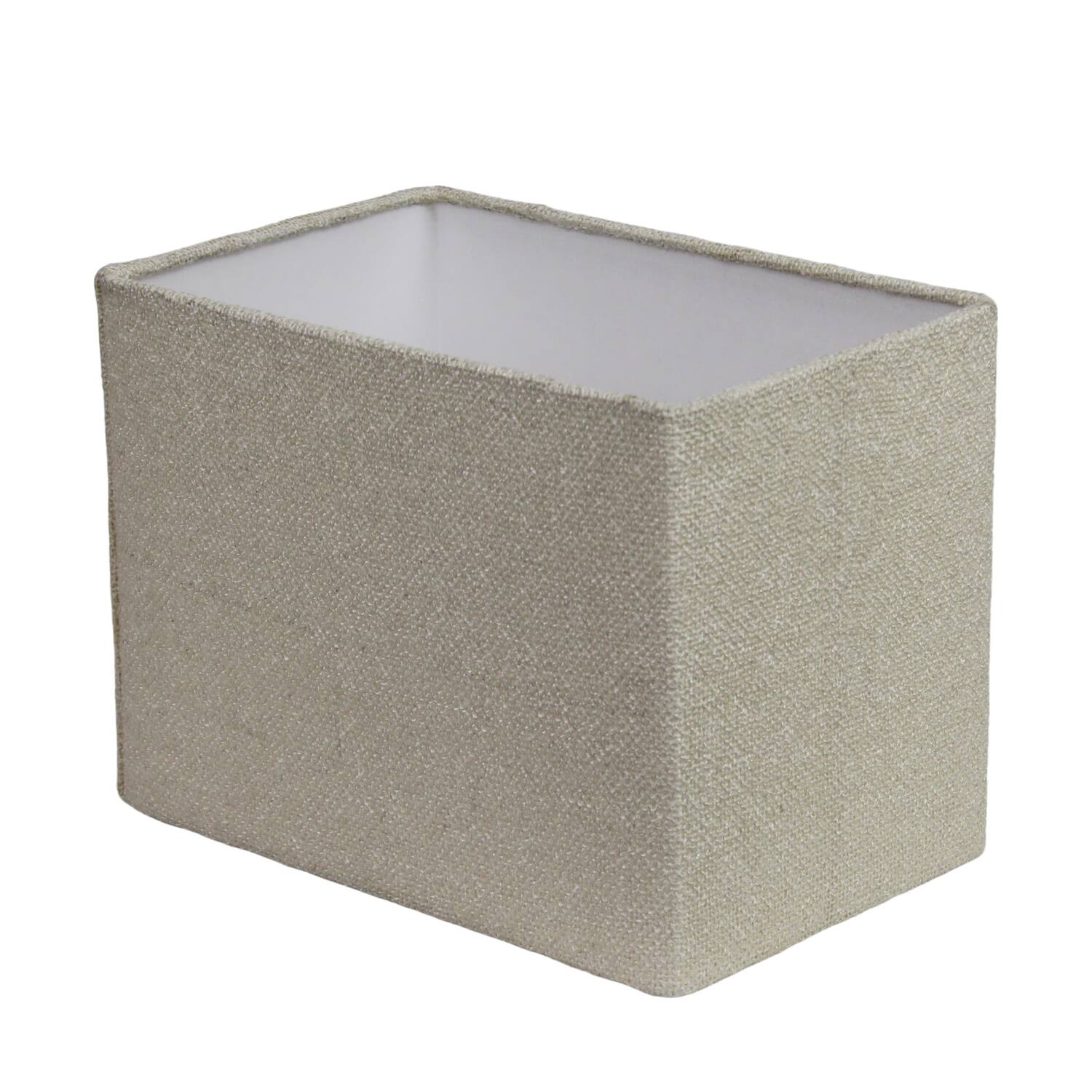 Lamp shade rectangular fabric 35x25x26cm S/3