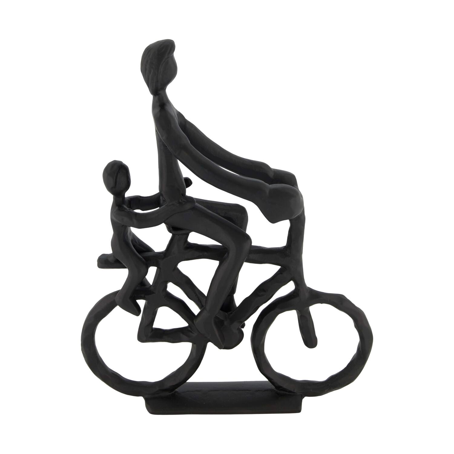 Statue bicycle aluminium 23.5x7x30cm