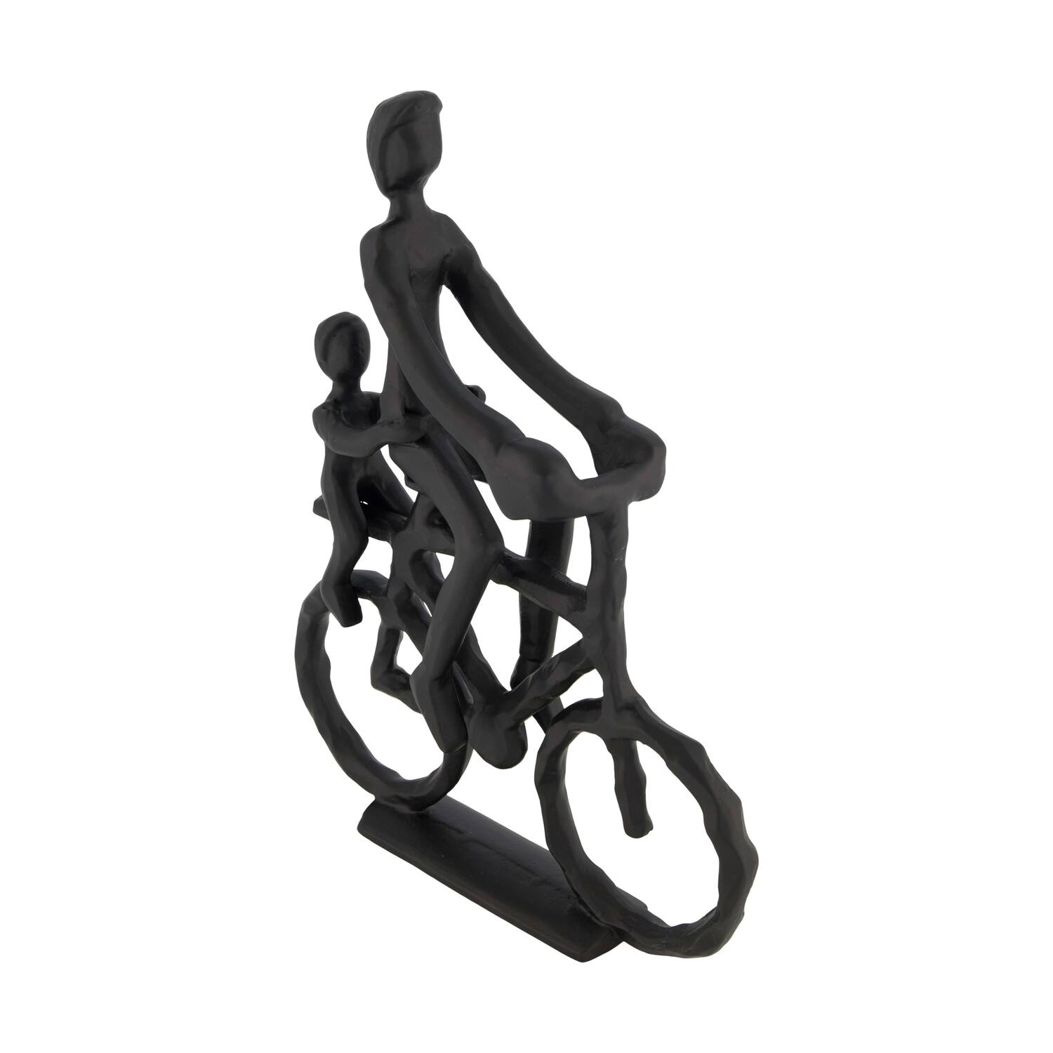 Statue bicycle aluminium 23.5x7x30cm