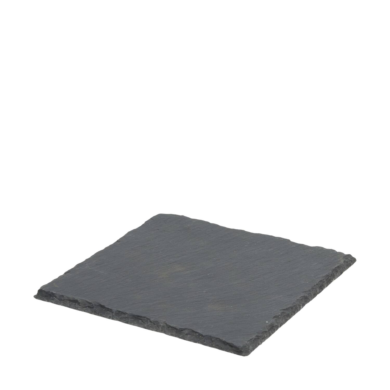 Plate square slate 14x14x0.5cm