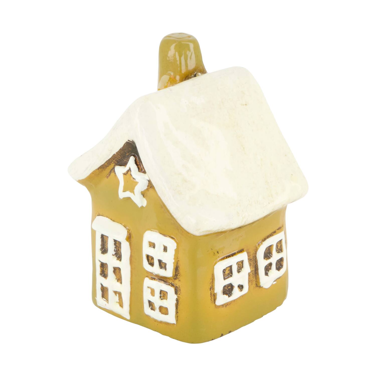 House ceramic 7.2x6x10cm - Green