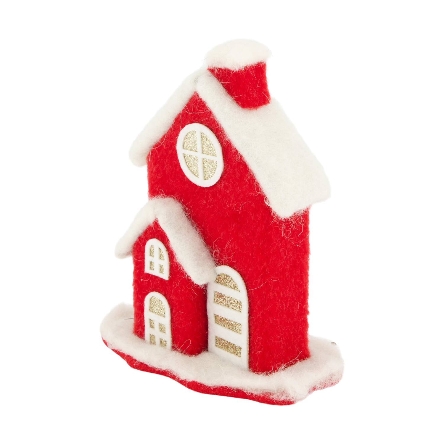 House fabric 14x8x17cm - Red