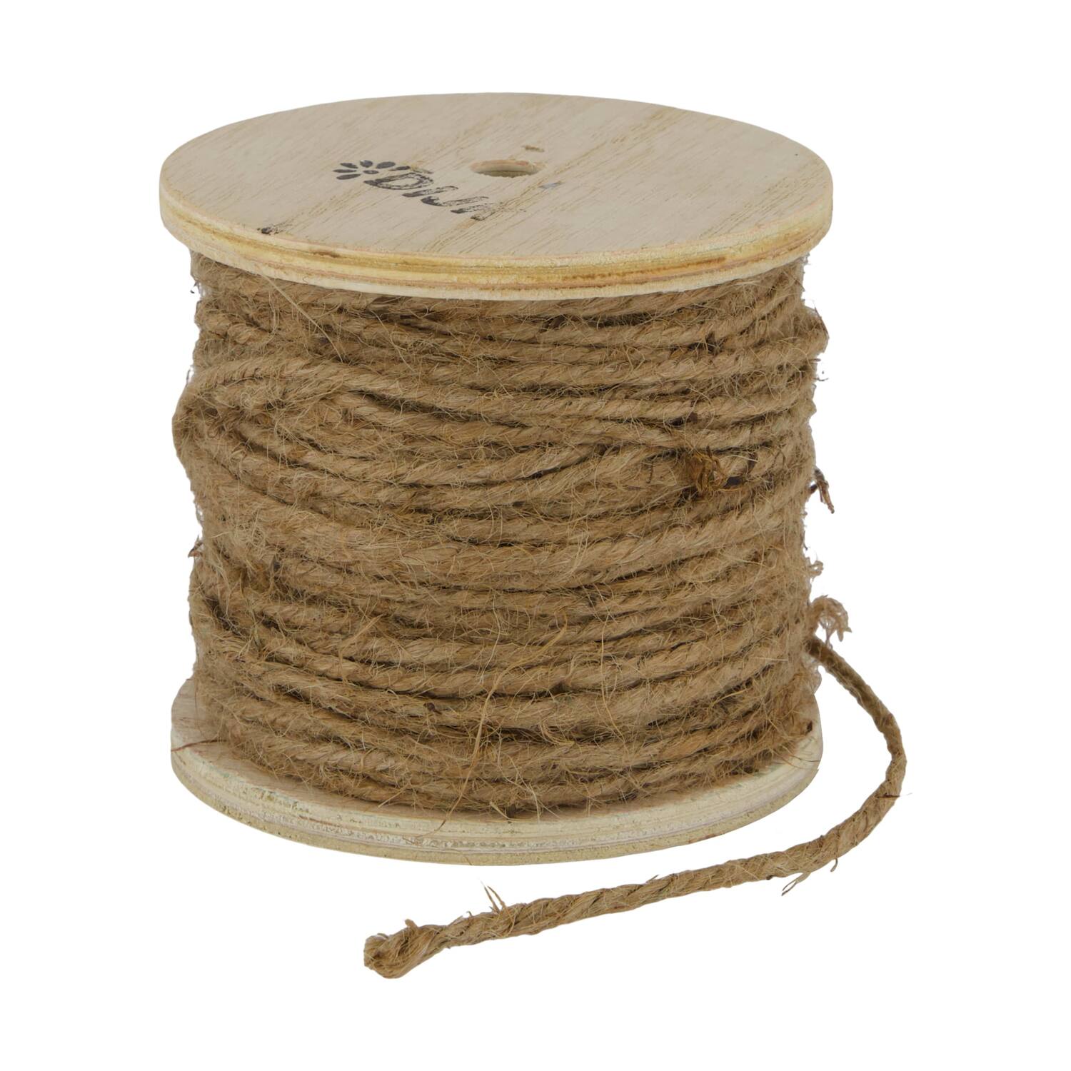 Rope 130gr fabric on spool 10x10x8cm - Natural