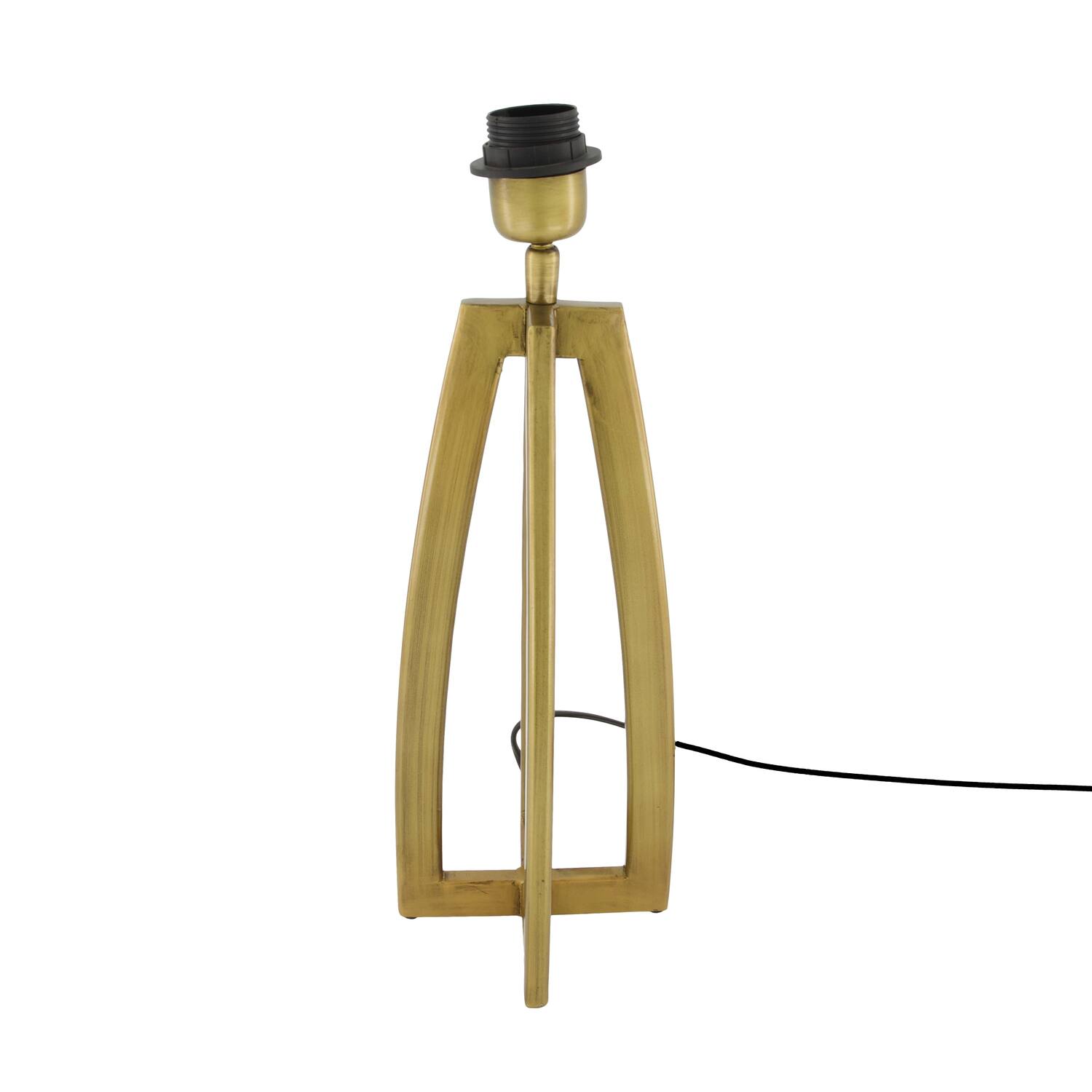 Table lamp aluminium 15x15x44cm
