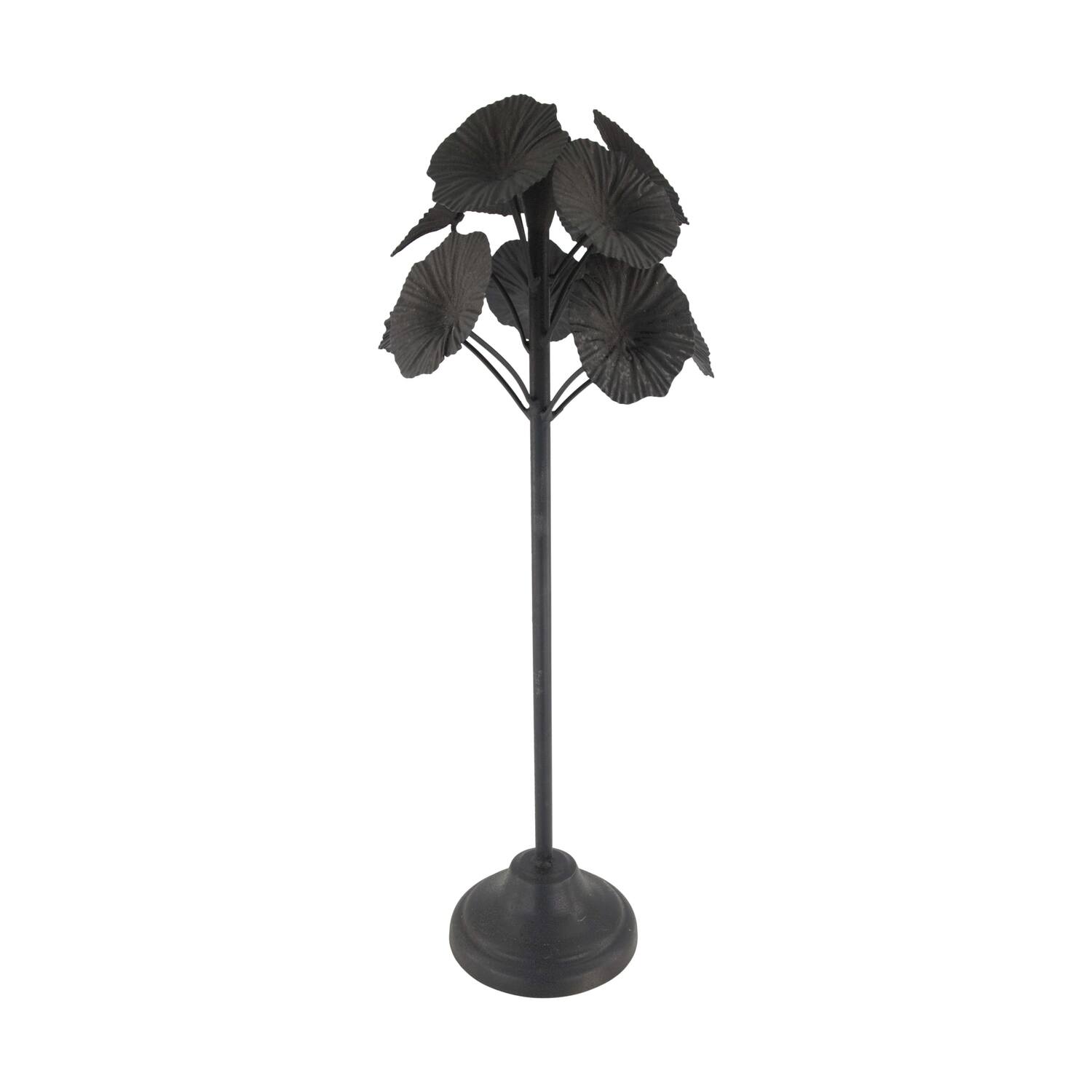 Dinnercandle holder metal 21.5x21.5x58cm