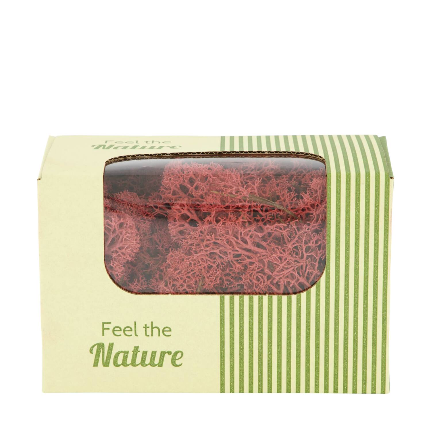 Moss reindeer 50gr nature 14x8x10cm - Red