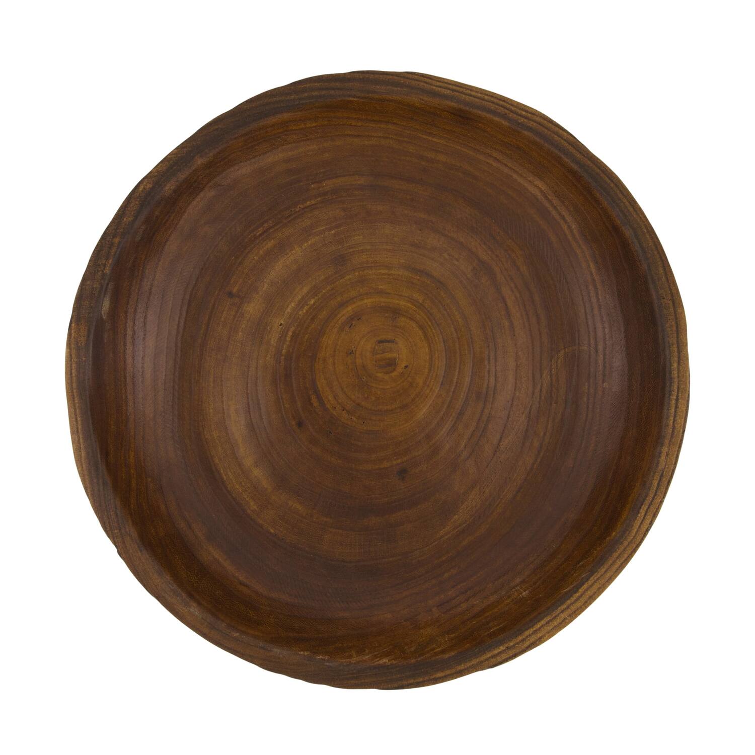 Bowl round paulownia wood 45x45x9cm