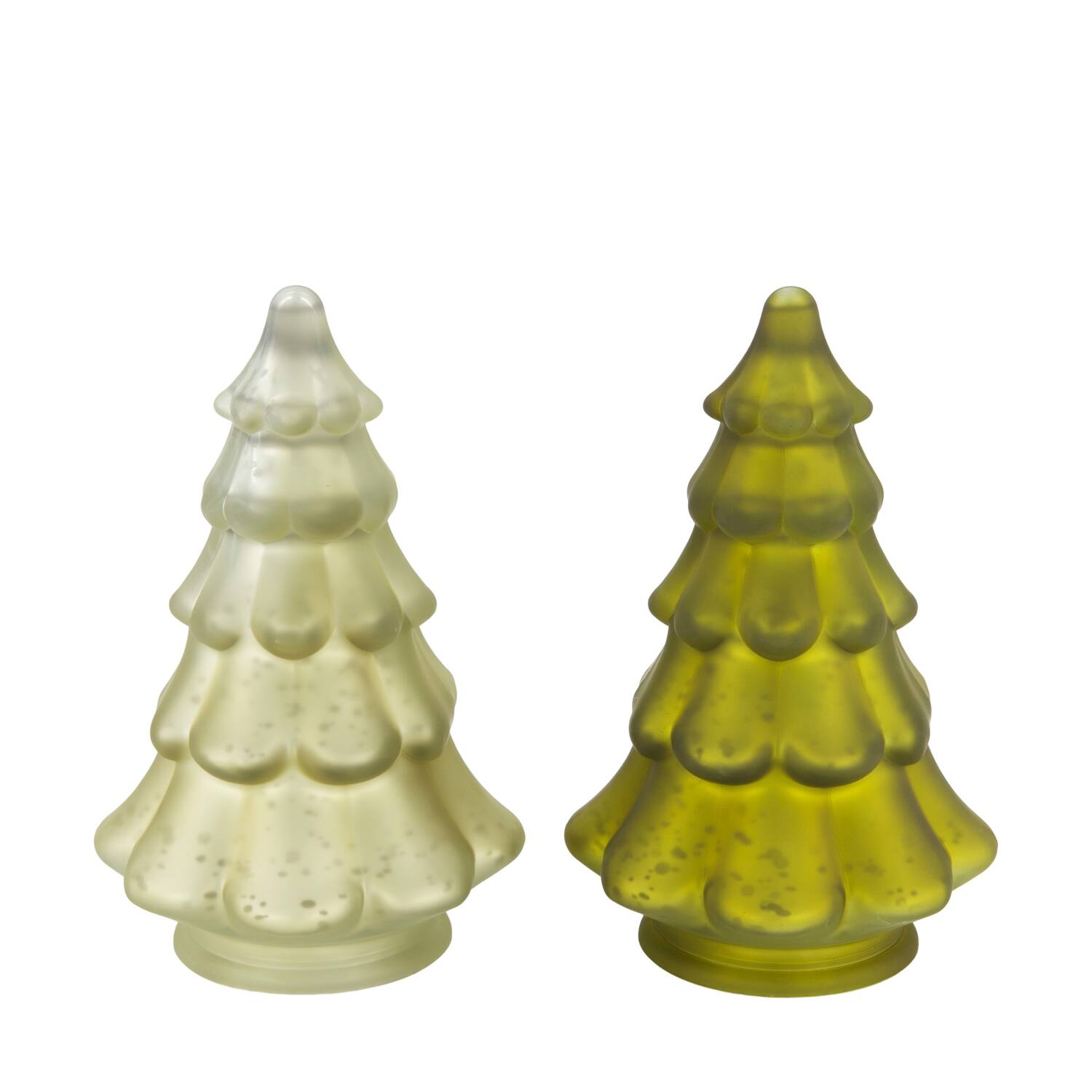 Tree glass 11.5x11.5x17.5cm  - Green