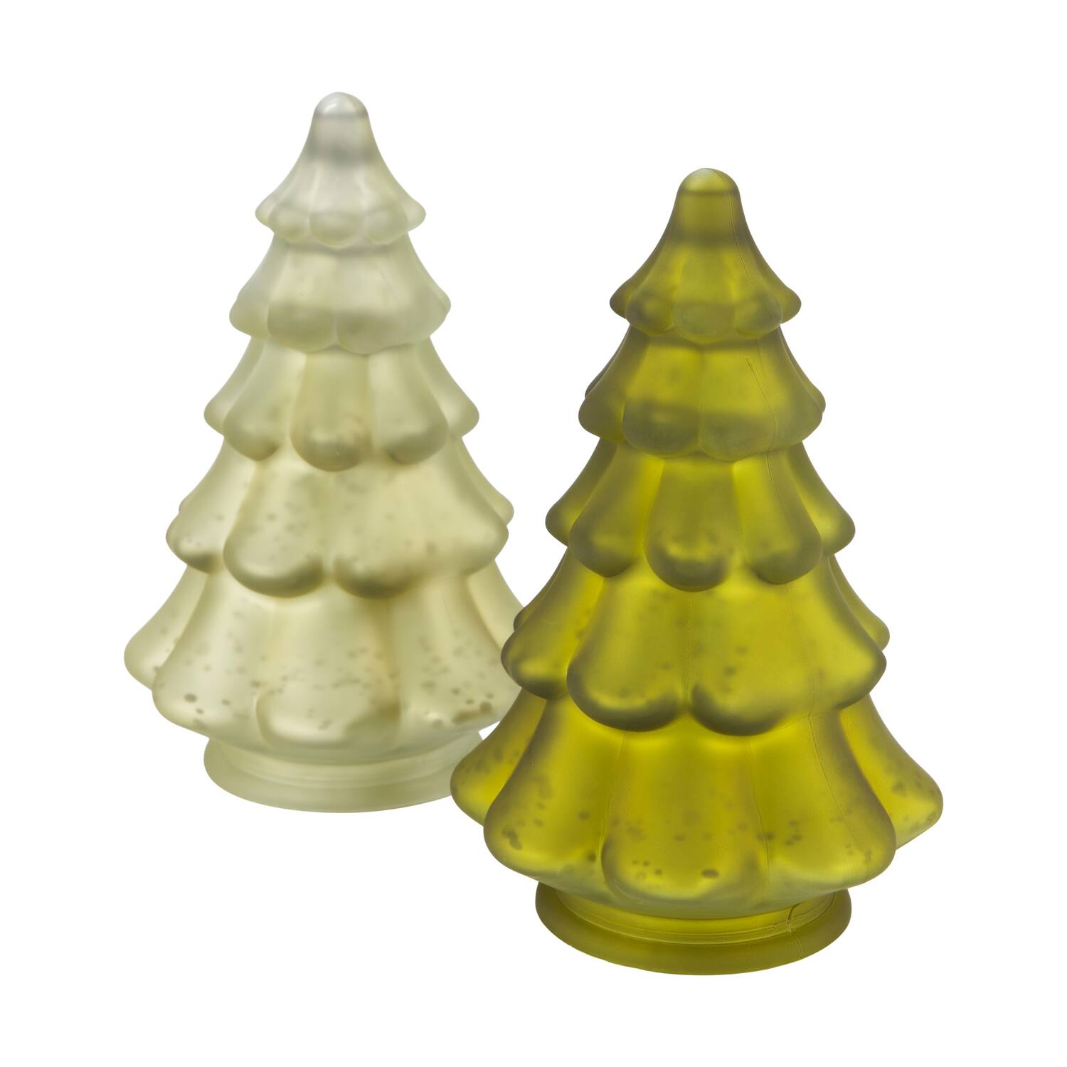 Tree glass 11.5x11.5x17.5cm  - Green
