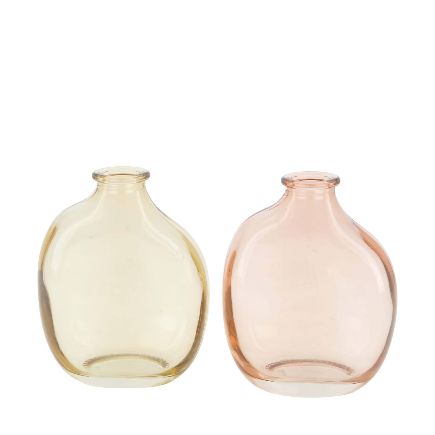 Vase glass 9x5.5x11cm C/2