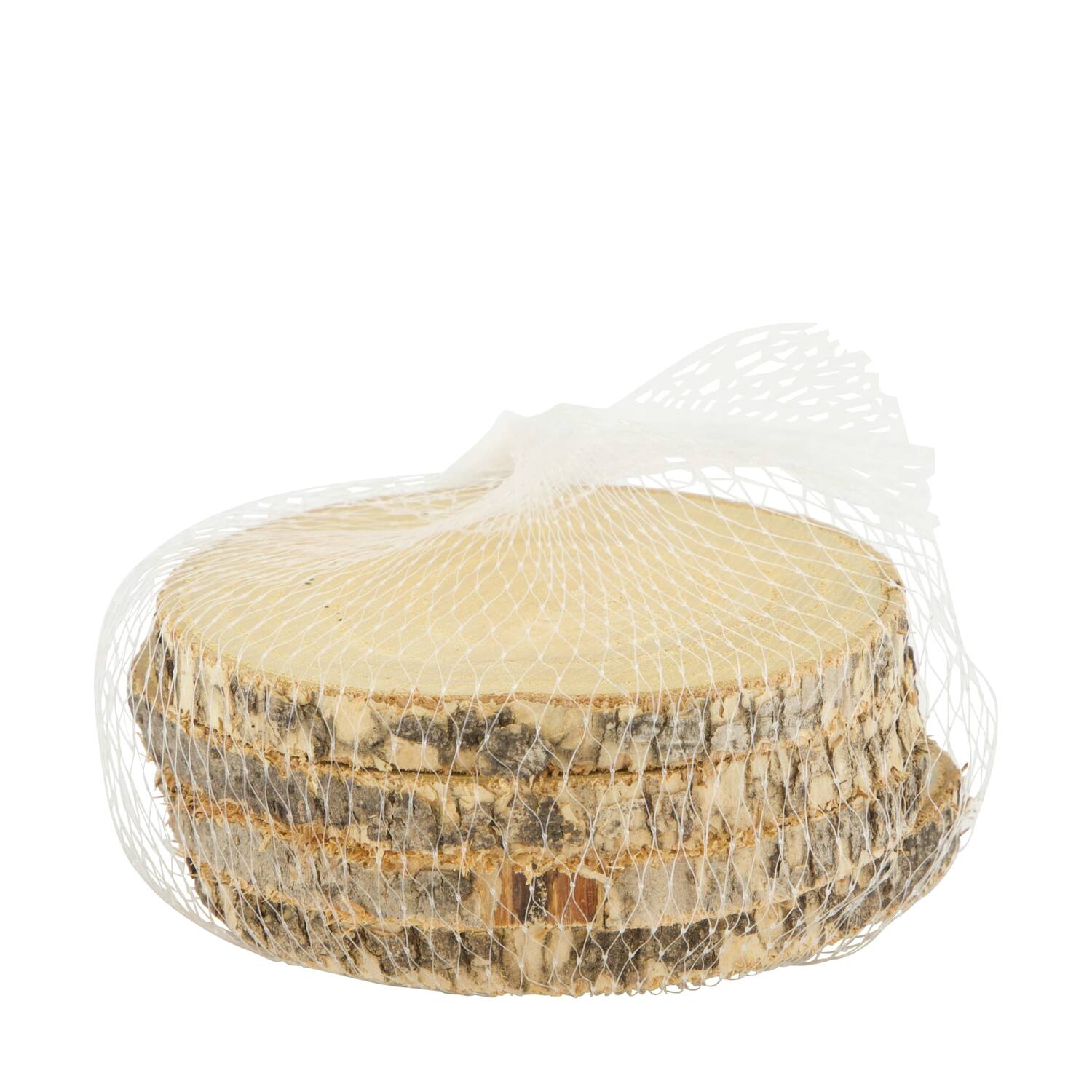 Slice 200gr pine wood 10x10x5cm