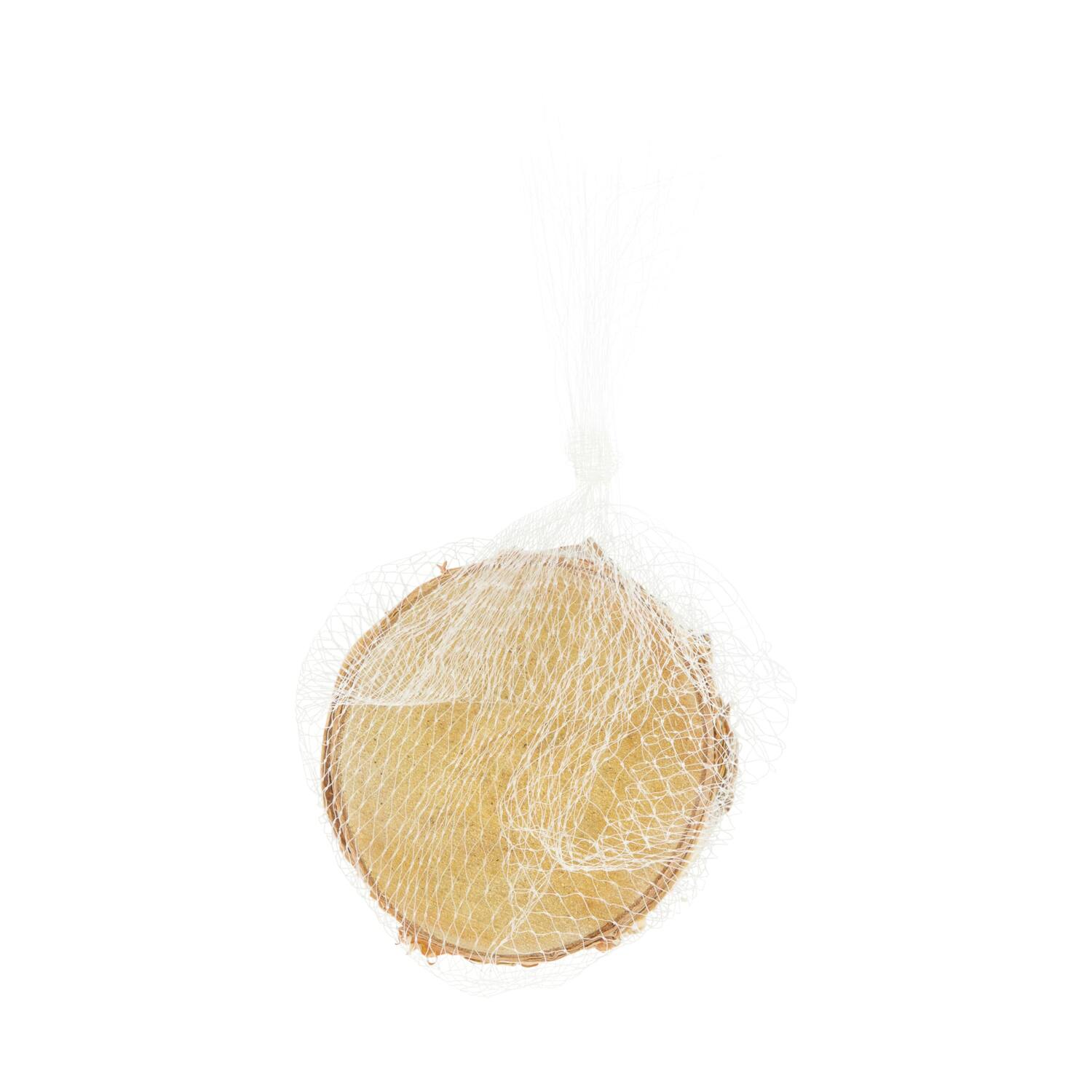 Slice wood 120gr birch 8x8x6cm