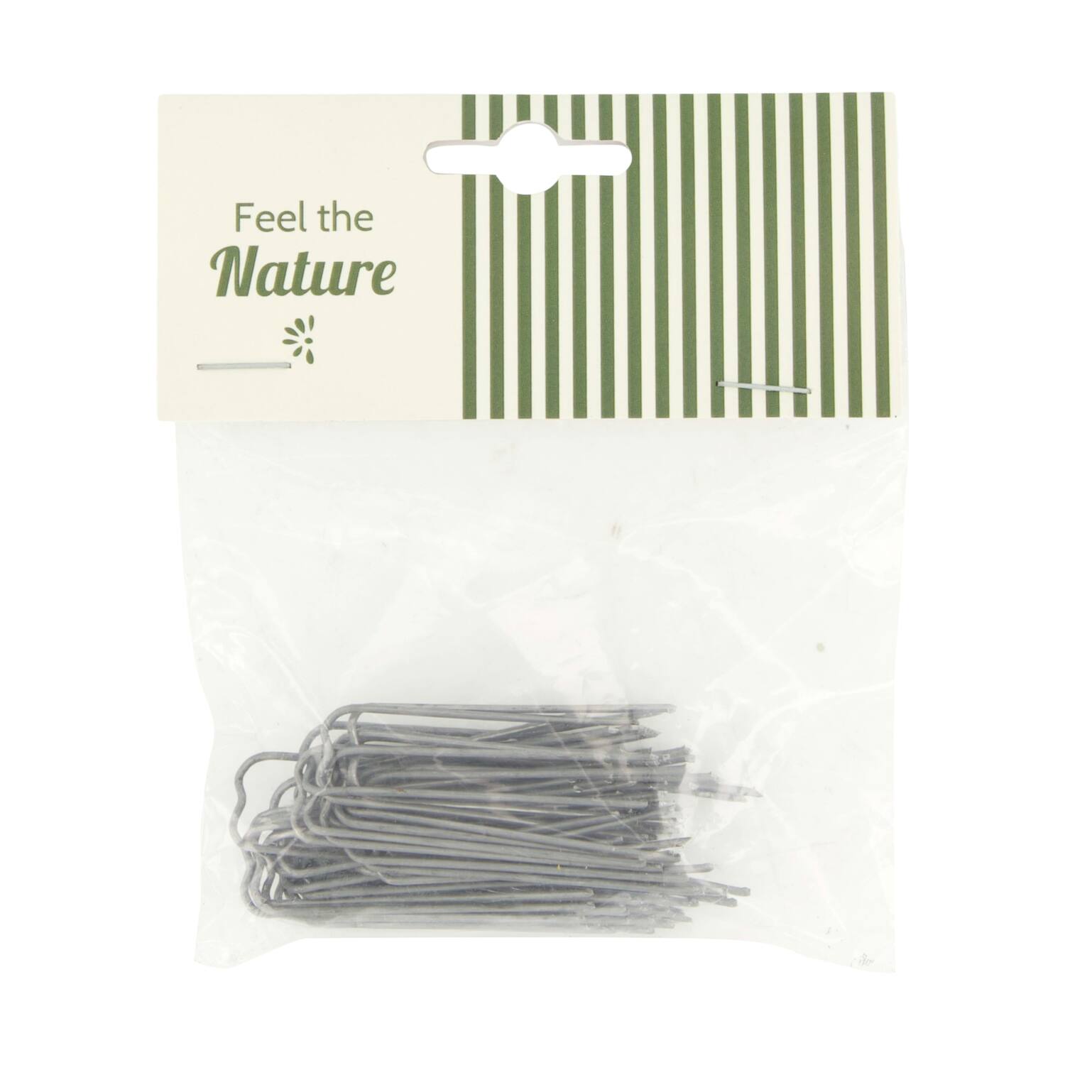 Wire patent fasteners  metal 12x10x1.5cm 50pc - Natural
