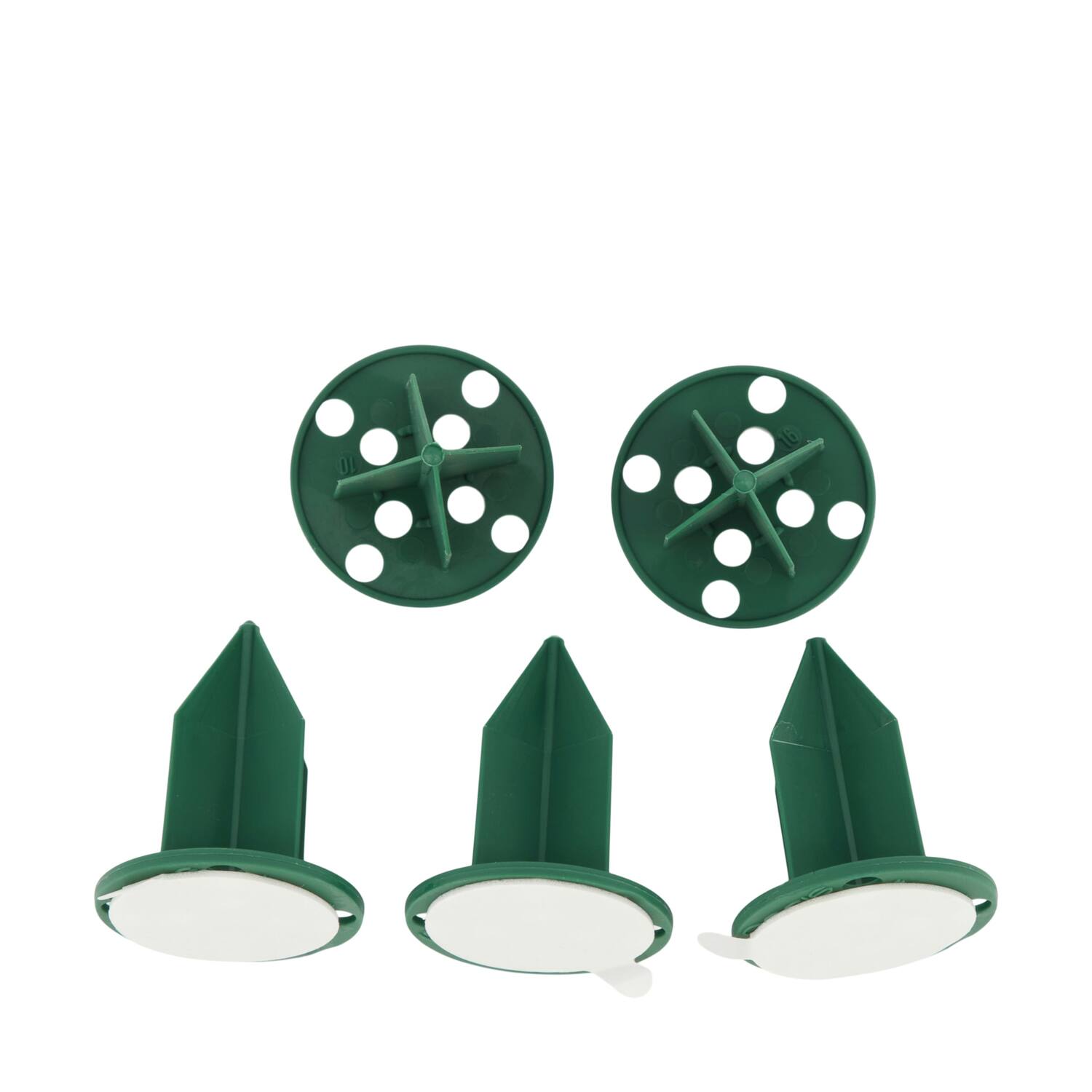 Pinholder adhesive tape plastic 15x10x5cm 5pc