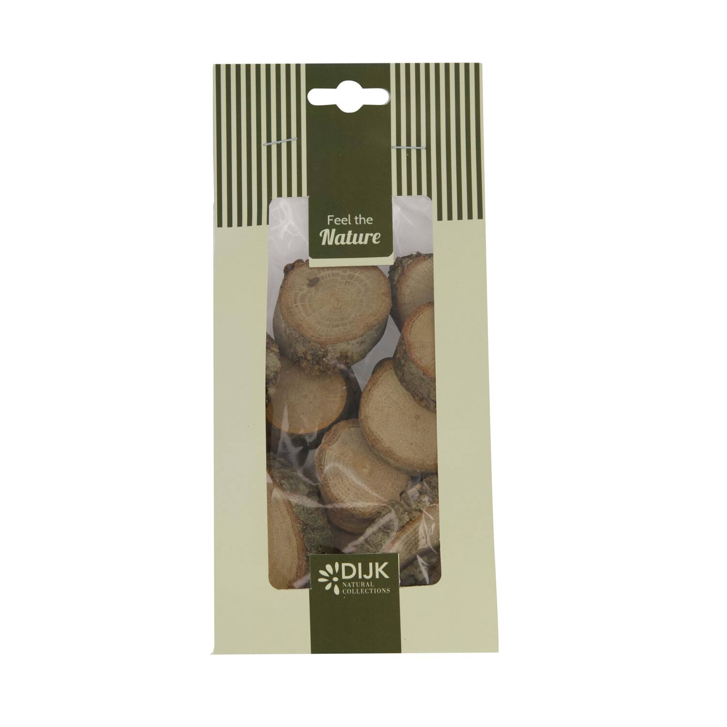 Slices oak wood 10x5x21cm 250gr