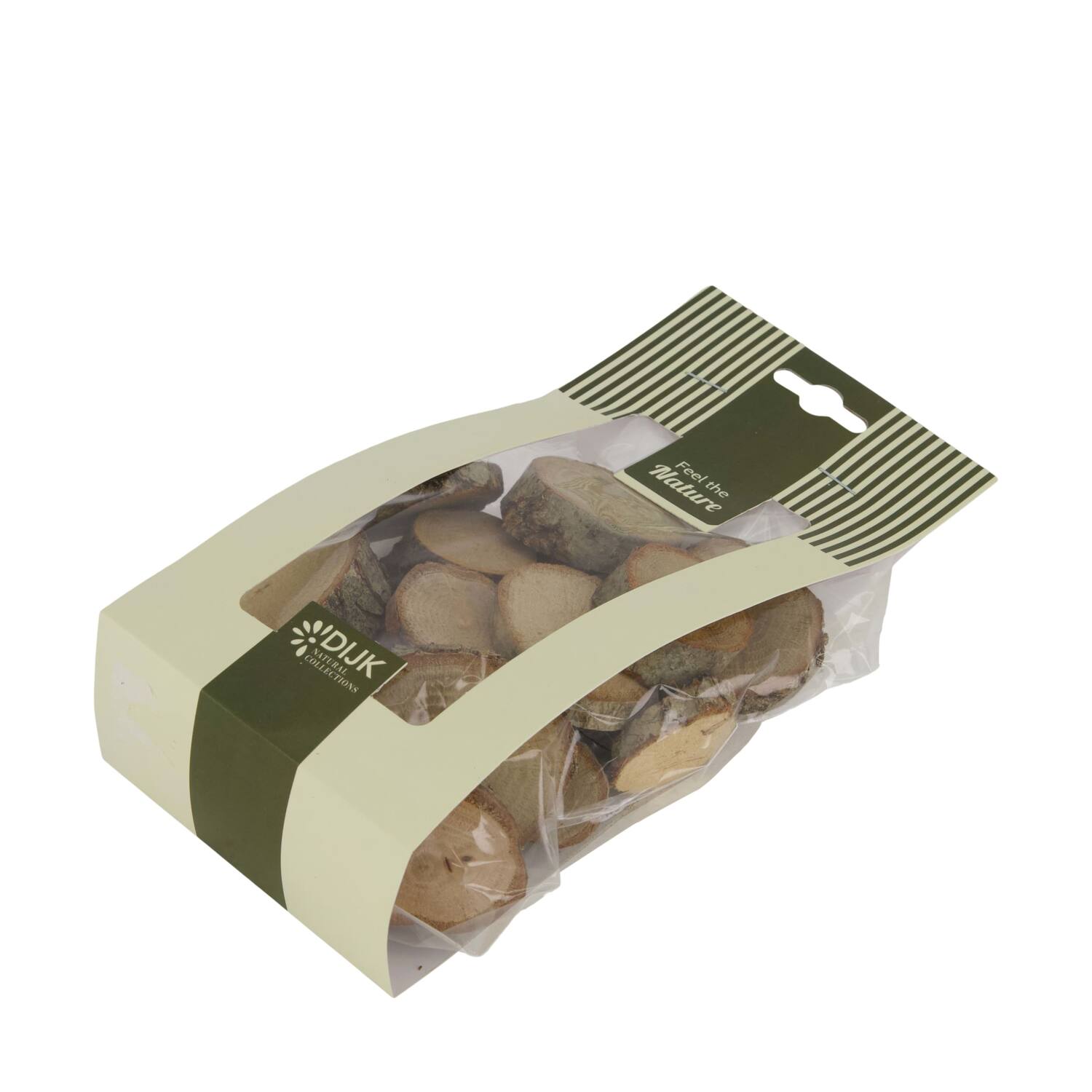 Slices oak wood 10x5x21cm 250gr