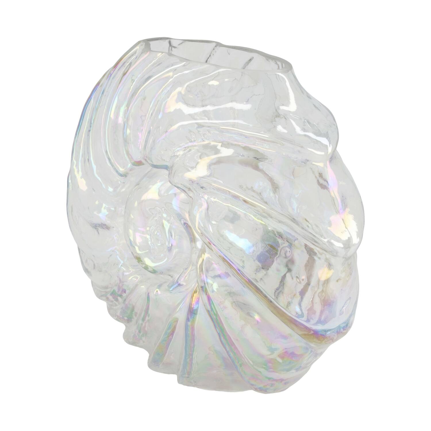 Vase glass 28x11.5x23.5cm