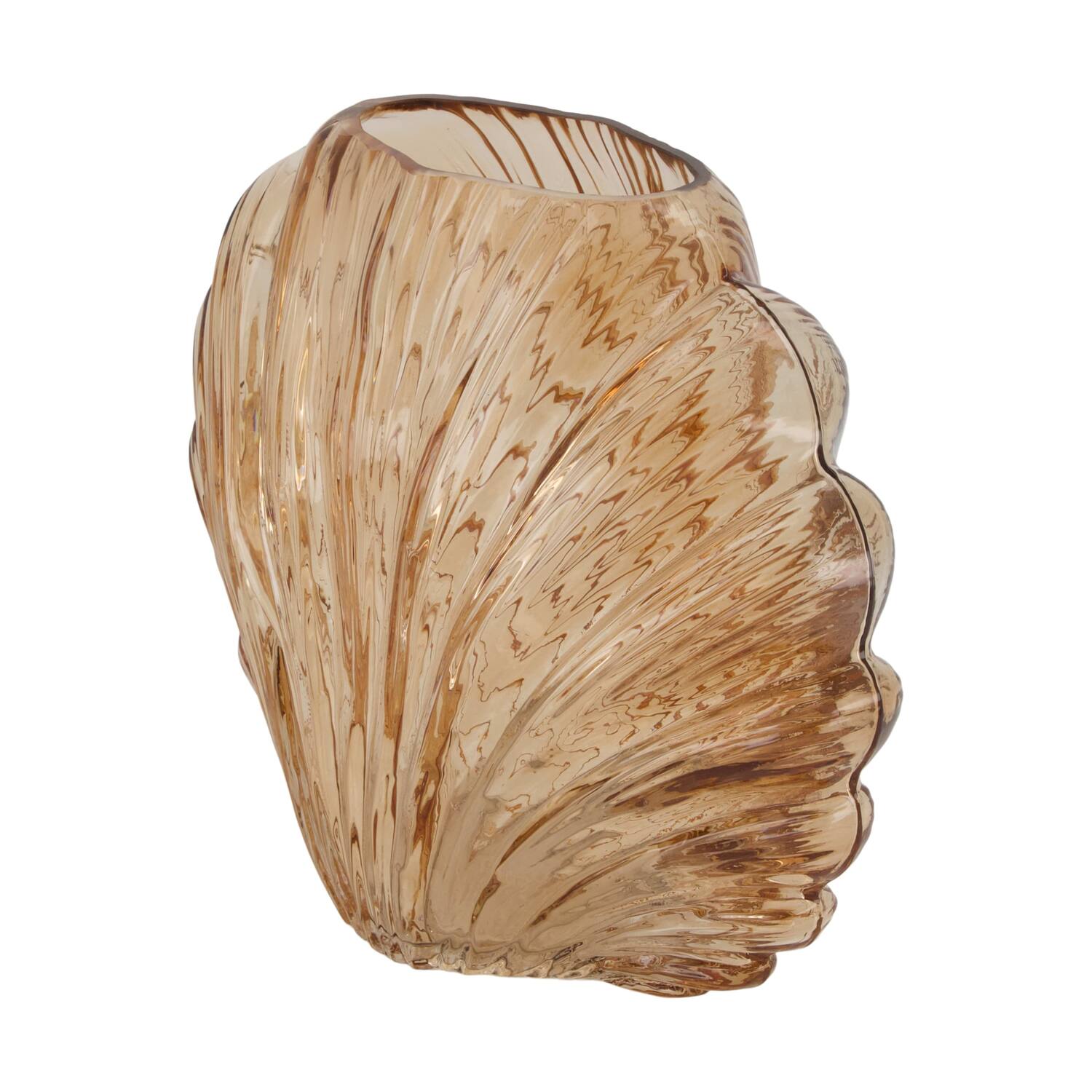 Vase glass 25x12.5x21cm