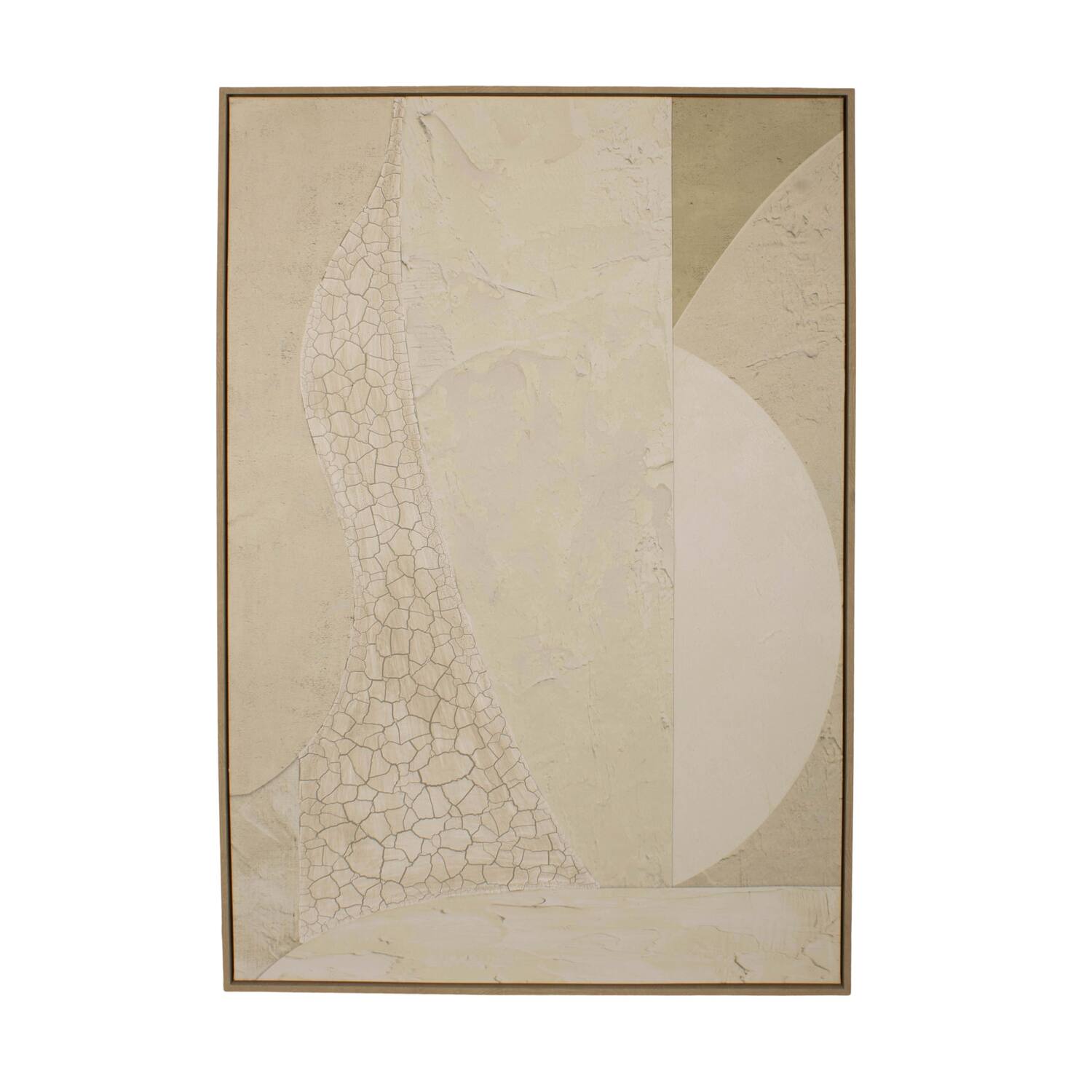 Wall art canvas with frame 77.6x4.3x117.6cm