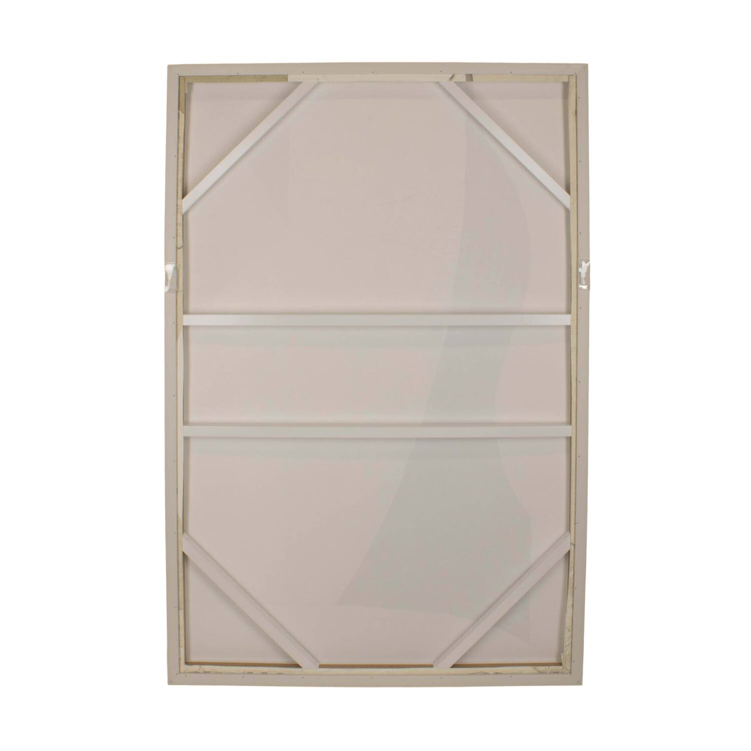 Wall art canvas with frame 77.6x4.3x117.6cm