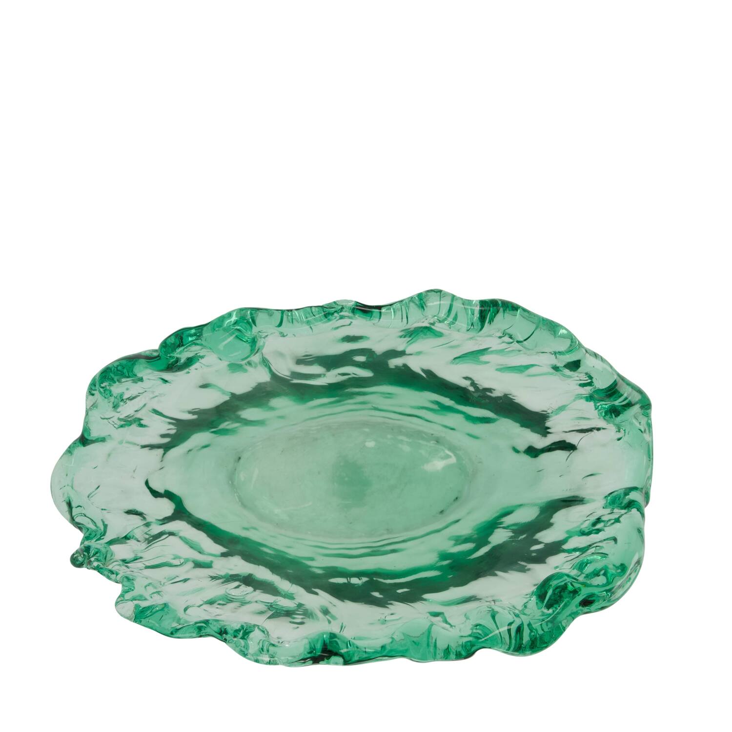 Vase recycled glass 37x18x30cm - Transparent