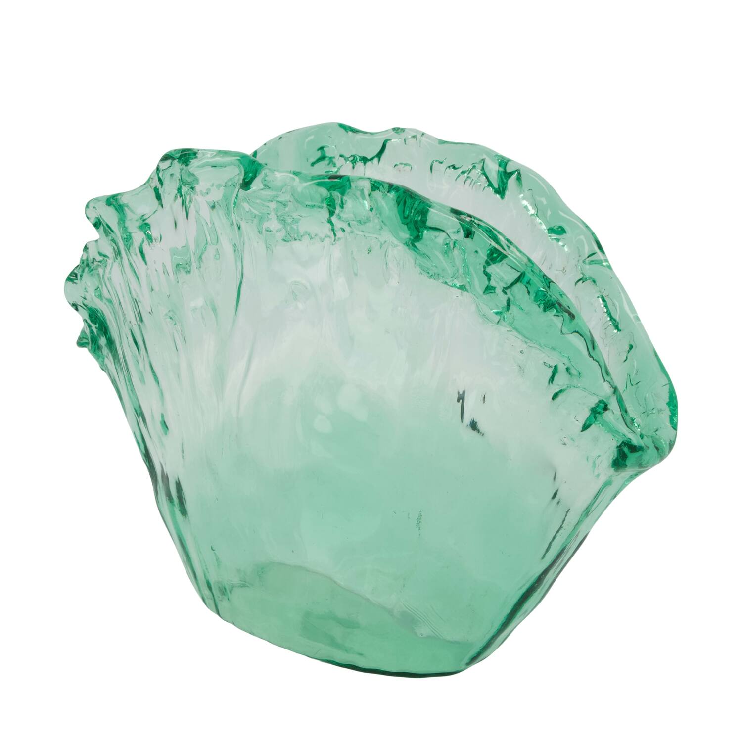 Vase recycled glass 37x18x30cm - Transparent