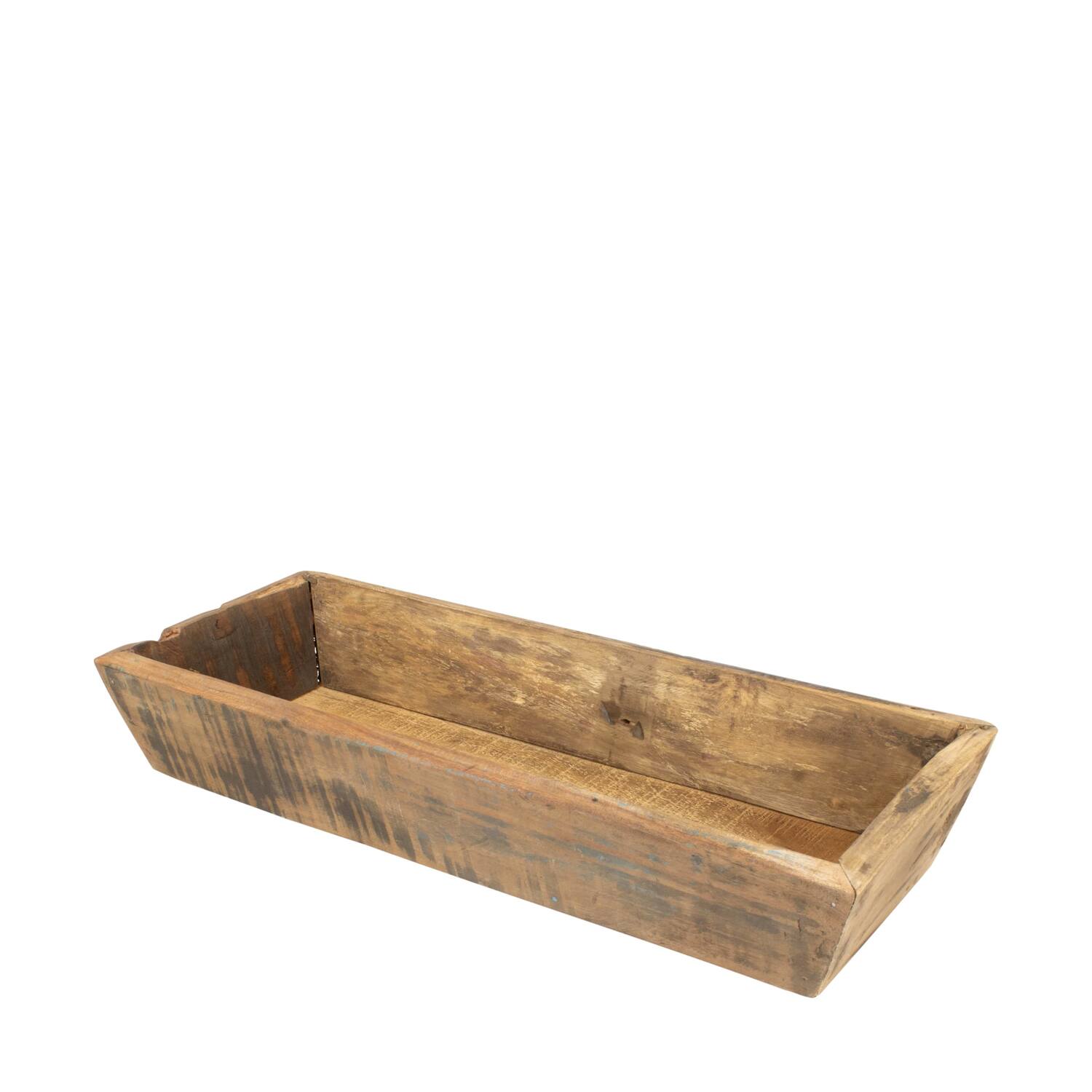 Tray reclaimed wood 58x24x10cm