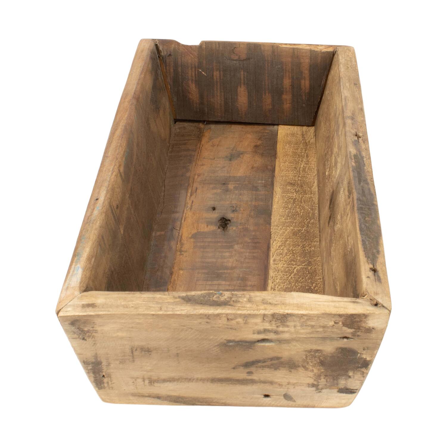 Tray reclaimed wood 58x24x10cm