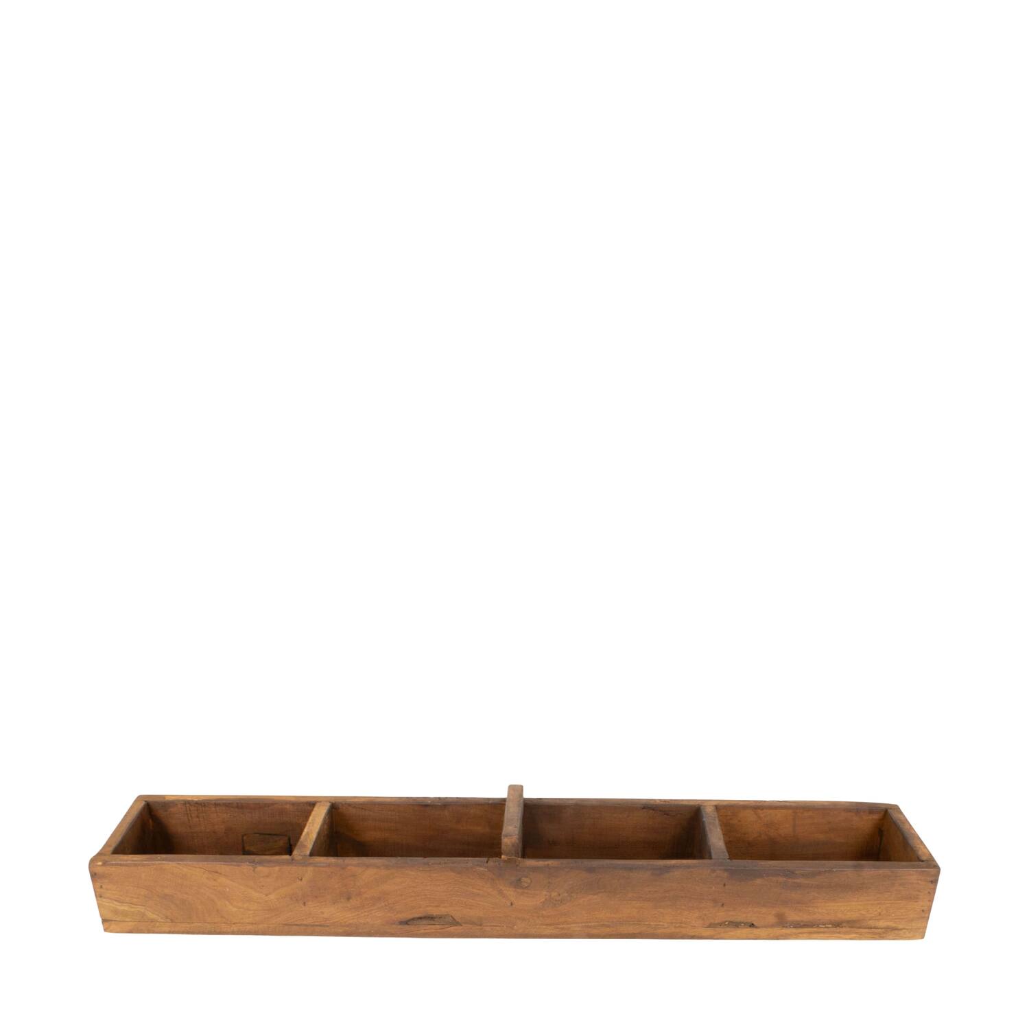 Tray reclaimed wood 76x14x9.5cm