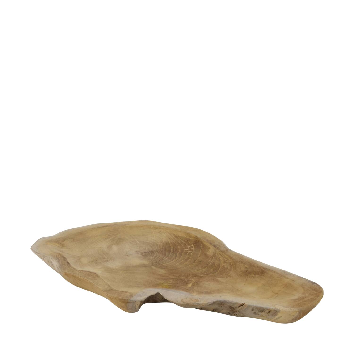 Tray organic teak wood 38x22x2.5cm