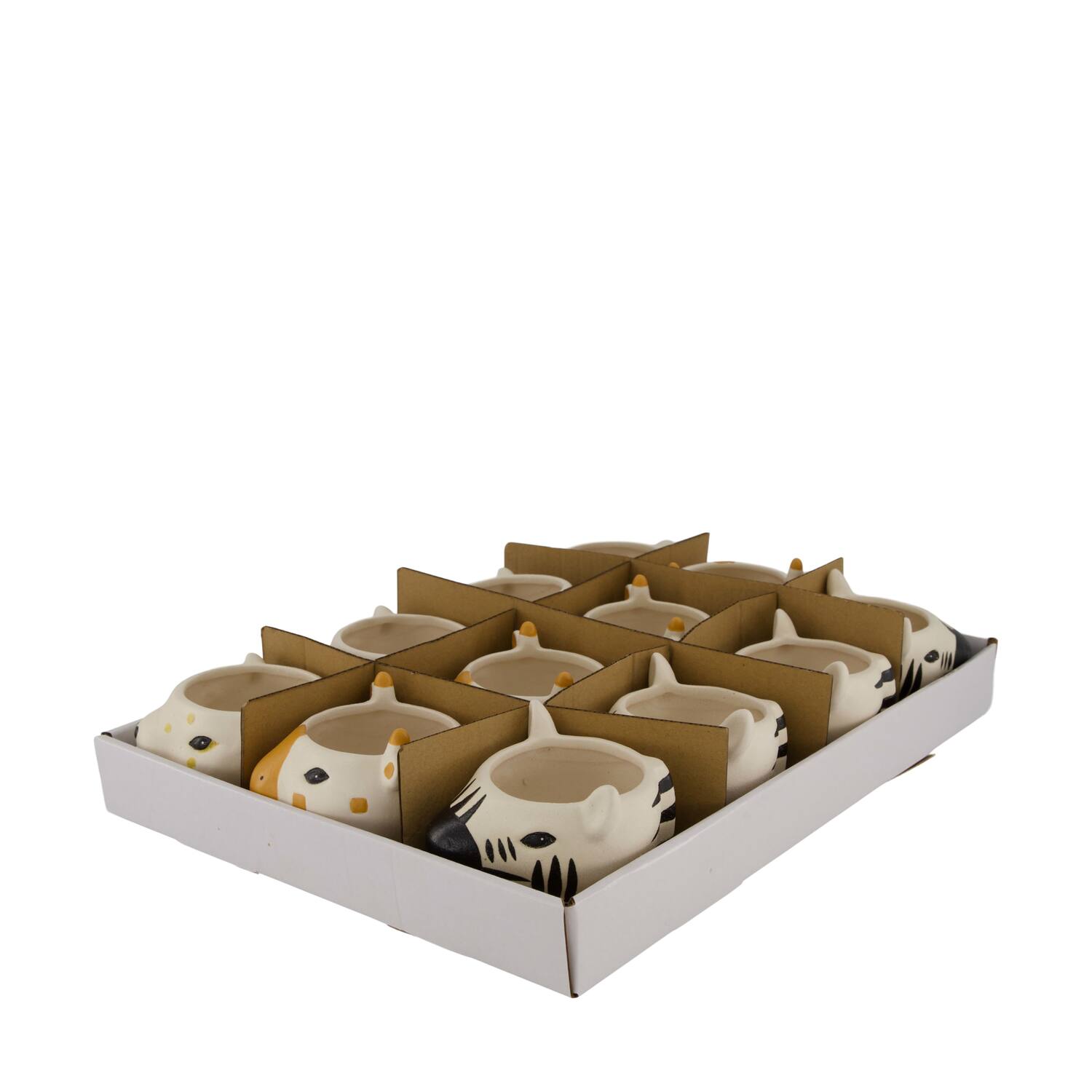 Planter animal in display ceramic 10x10x7.5cm A/3