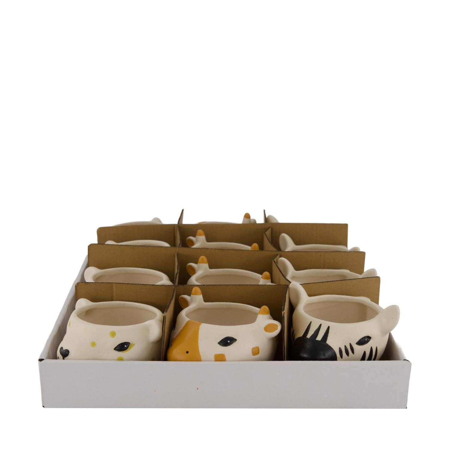 Planter animal in display ceramic 10x10x7.5cm A/3