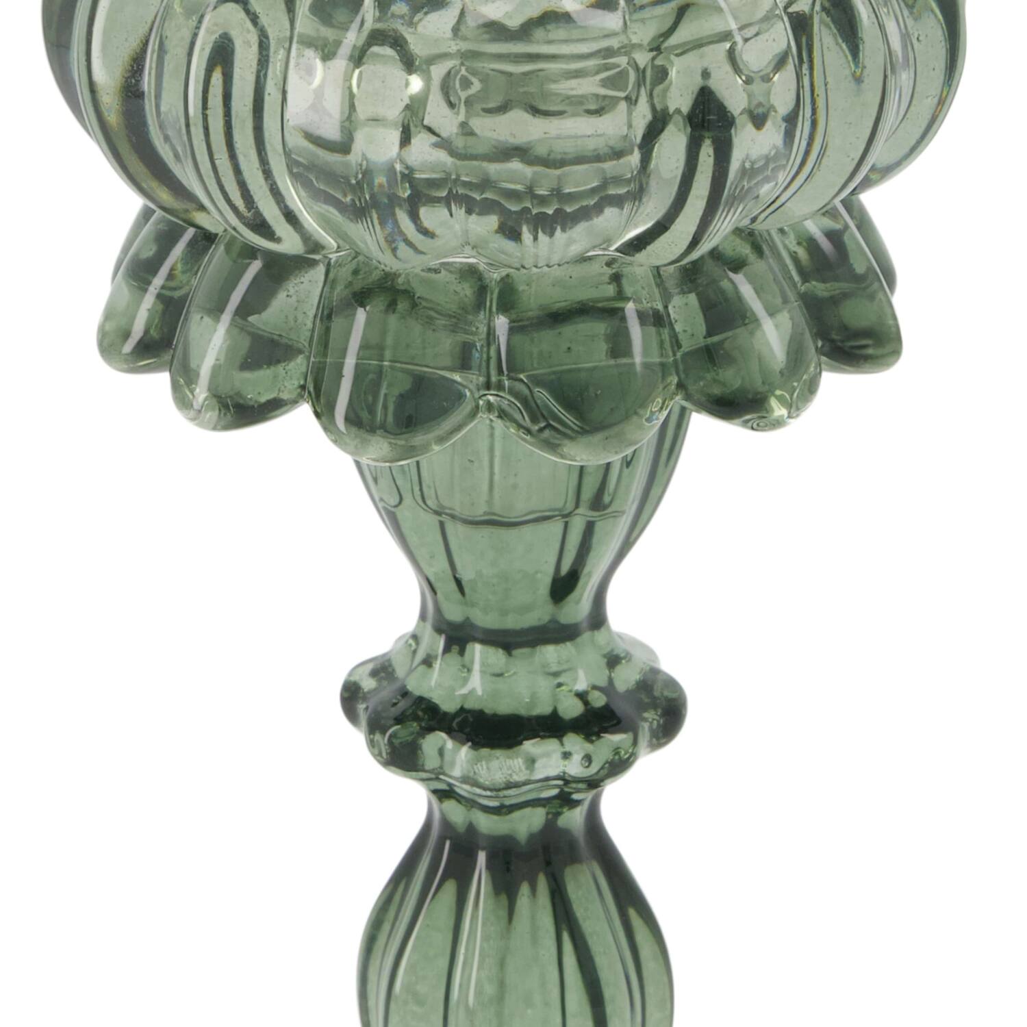 Tealight holder glass 9.5x9.5x26.5cm