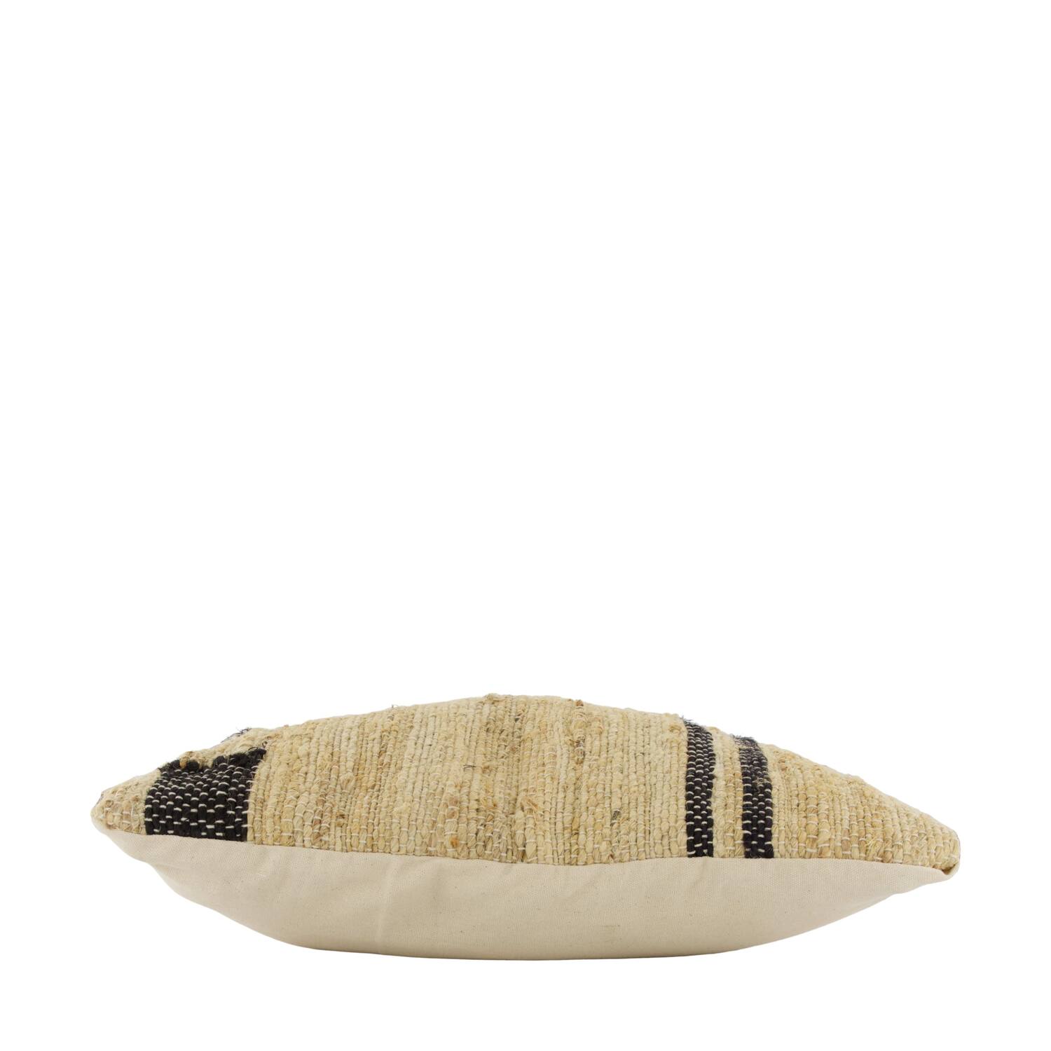 Cushion jute 45x45x8cm - Natural