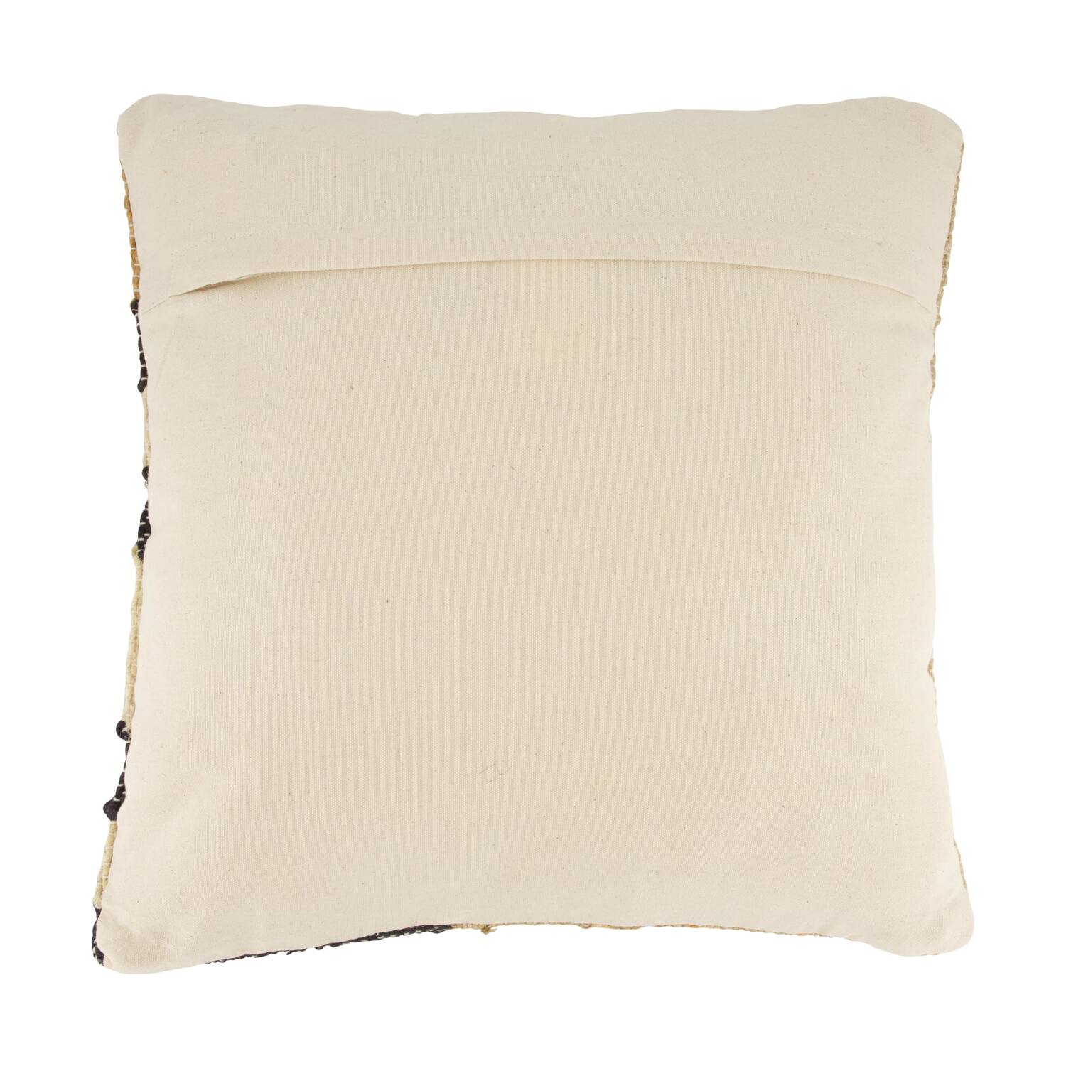Cushion jute 45x45x8cm - Natural