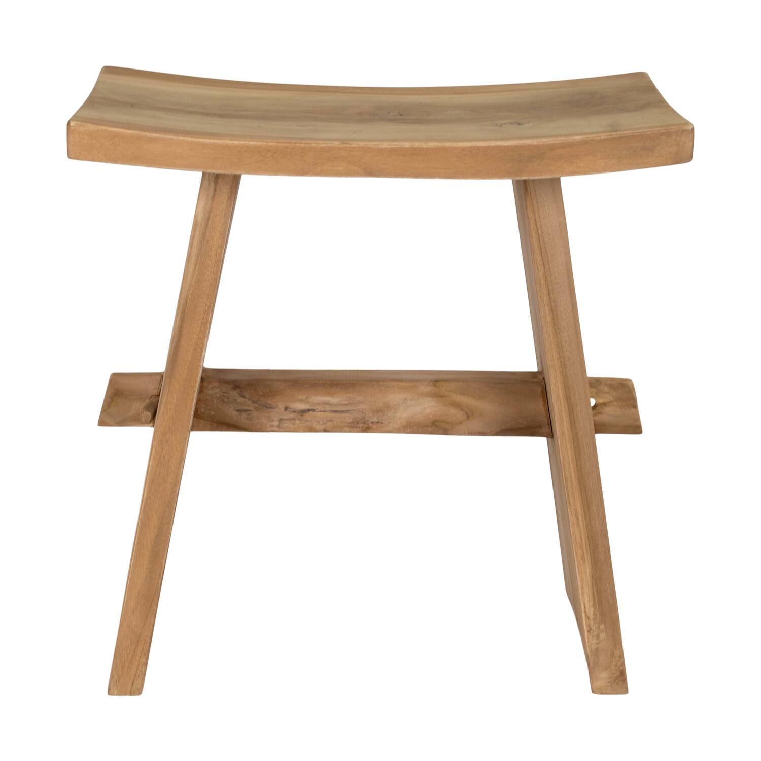 Stool teak wood 49x29x50cm