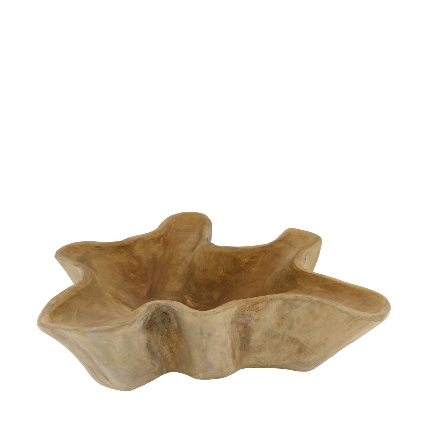 Bowl teak wood 60x58x15cm