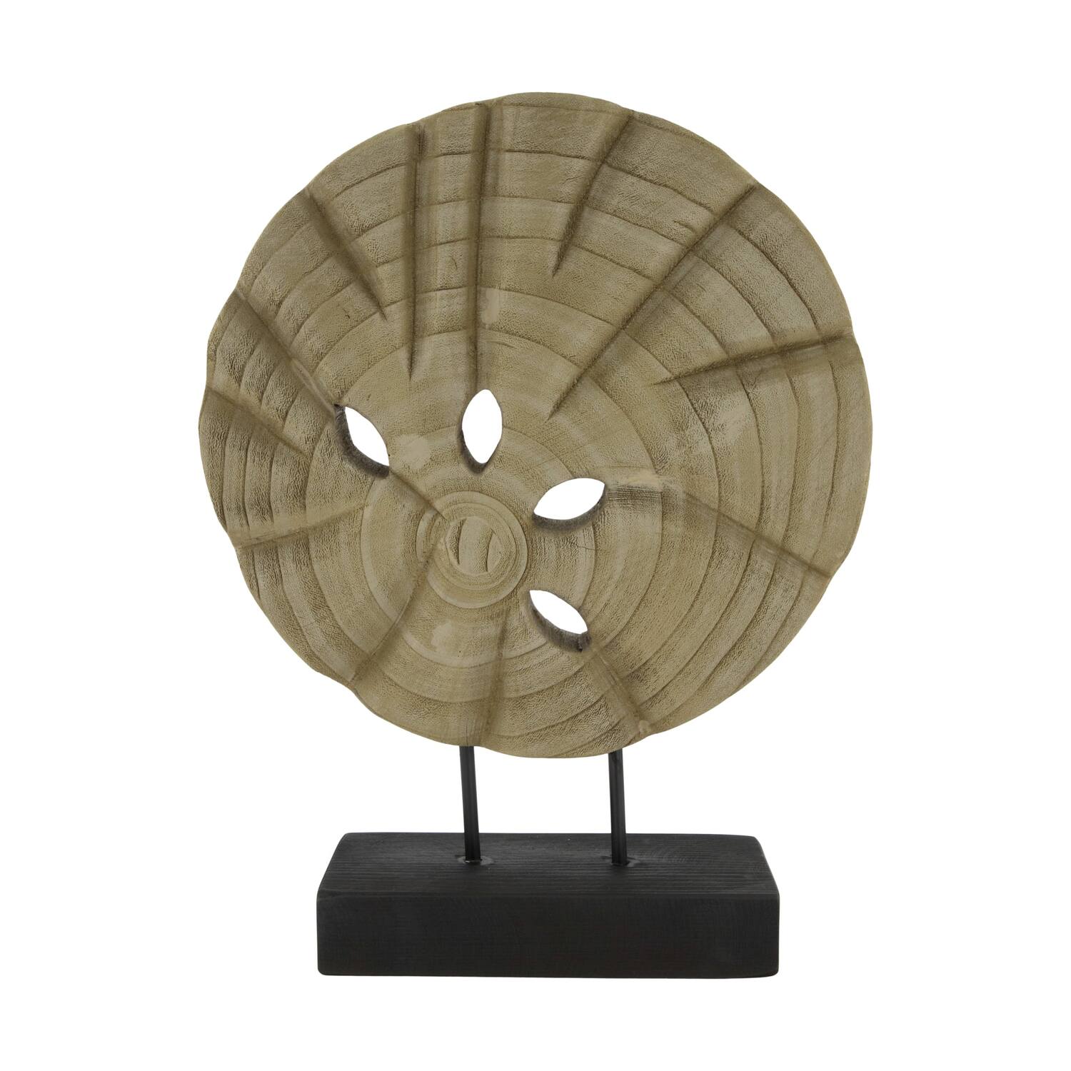 Statue paulownia wood 28x9x38cm - Natural