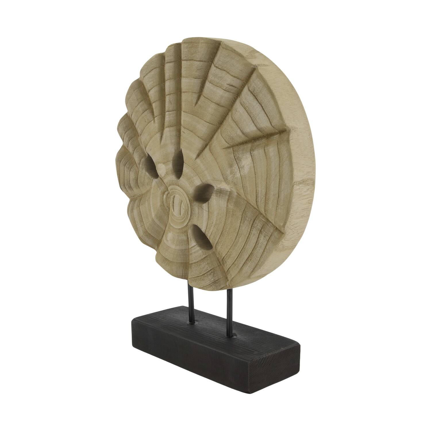 Statue paulownia wood 28x9x38cm - Natural