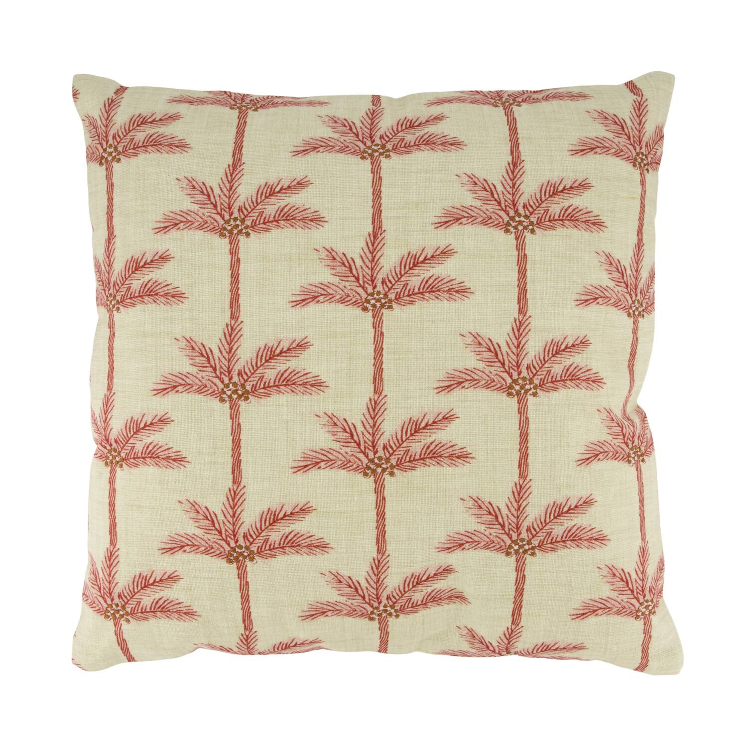 Cushion palm tree cotton 45x45x8cm