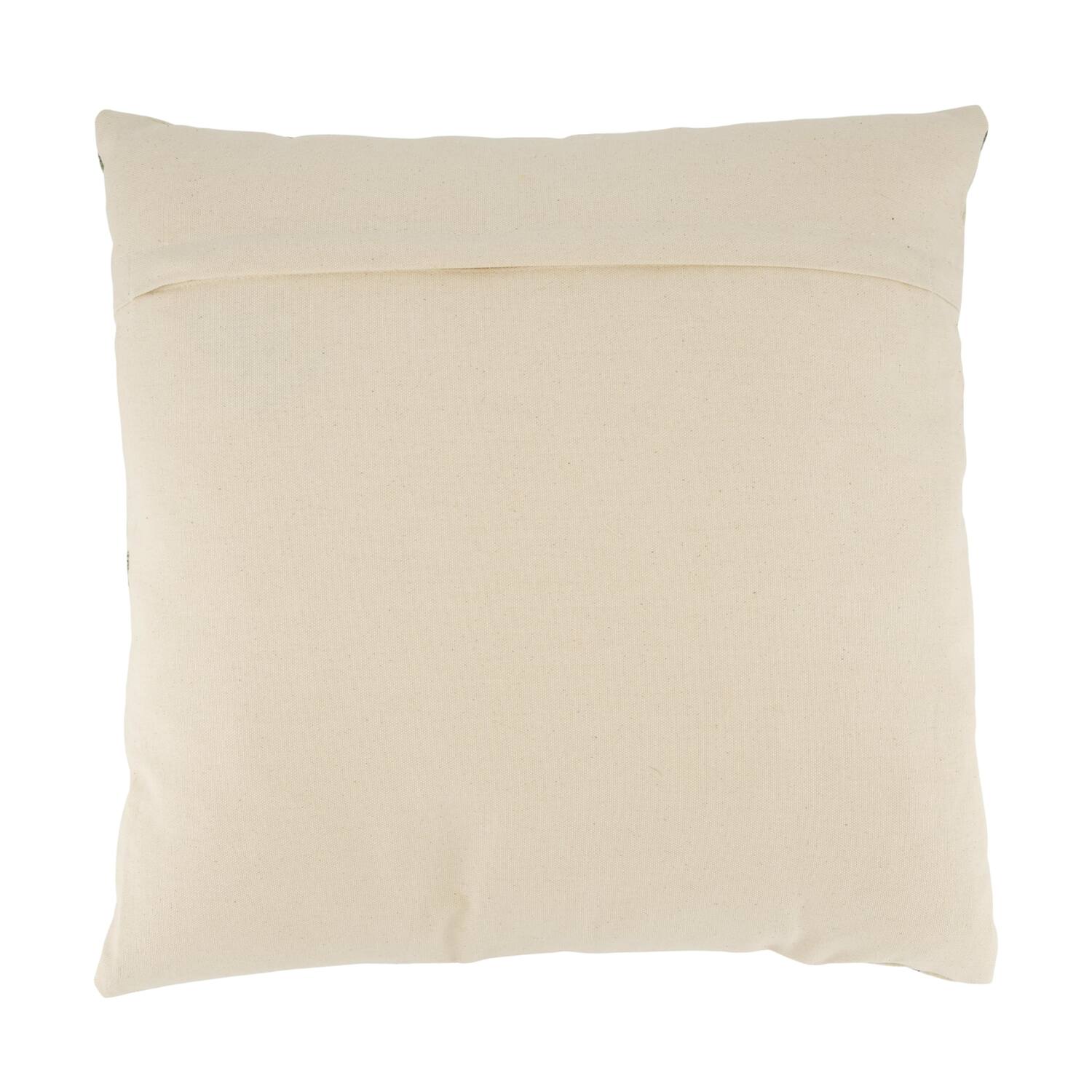 Cushion palm tree cotton 45x45x8cm - Green