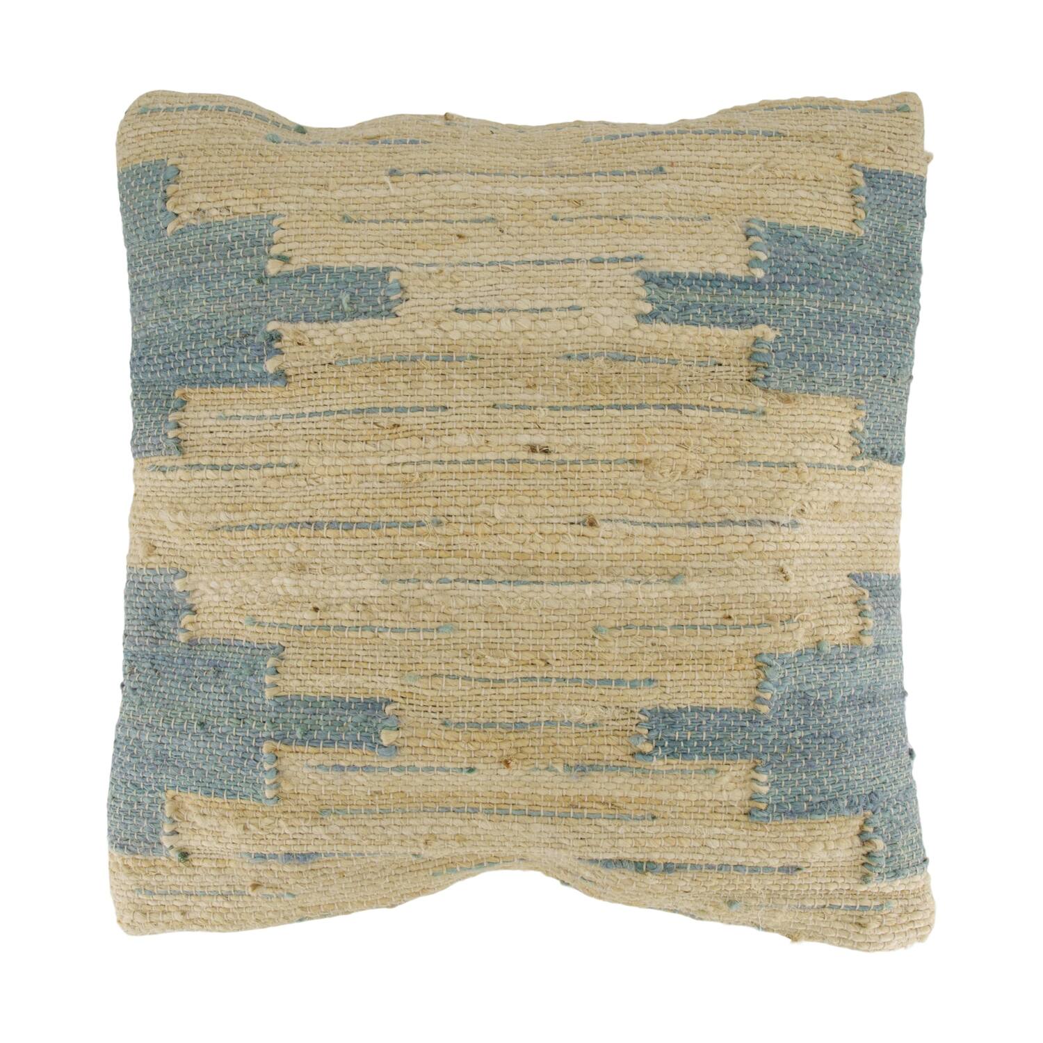 Cushion jute 45x45x8cm - Natural
