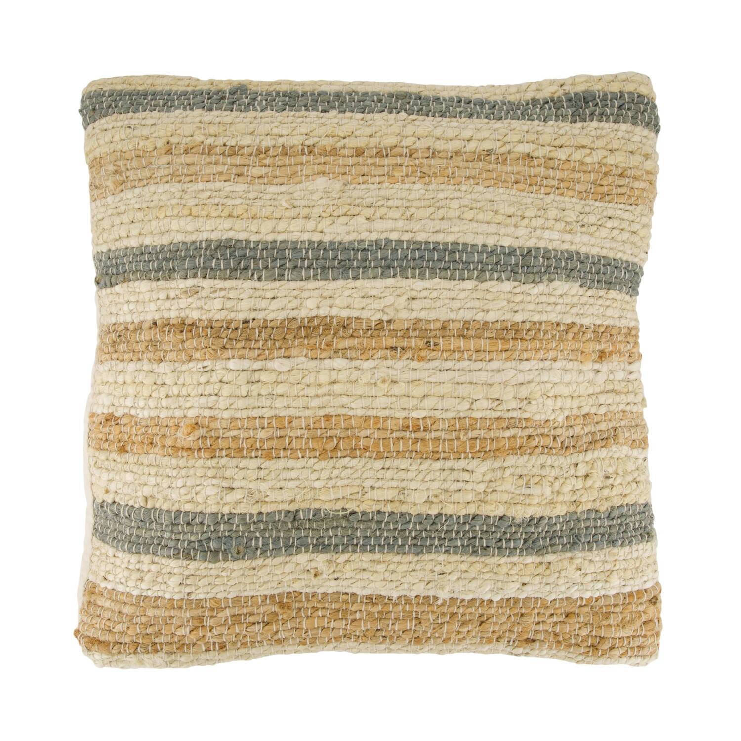 Cushion jute 45x45x8cm