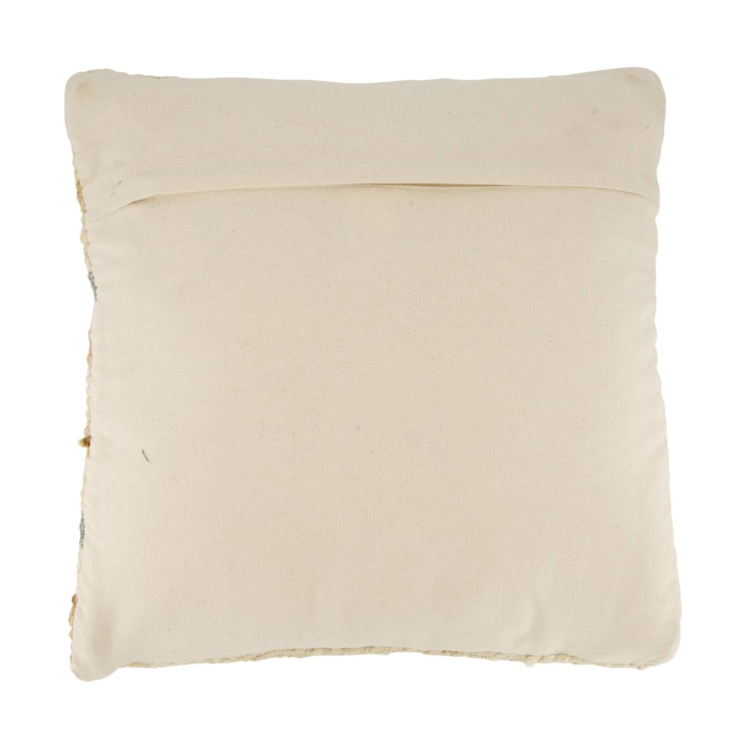 Cushion jute 45x45x8cm