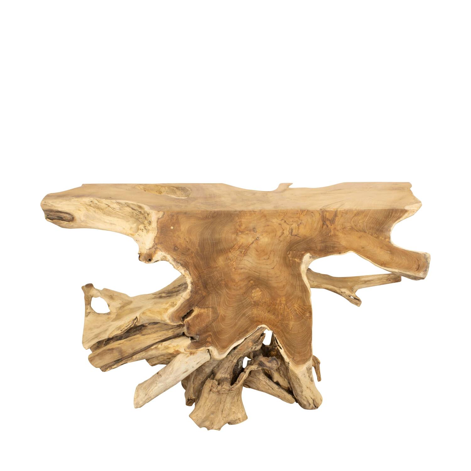 Side table teak wood 120x32x80cm